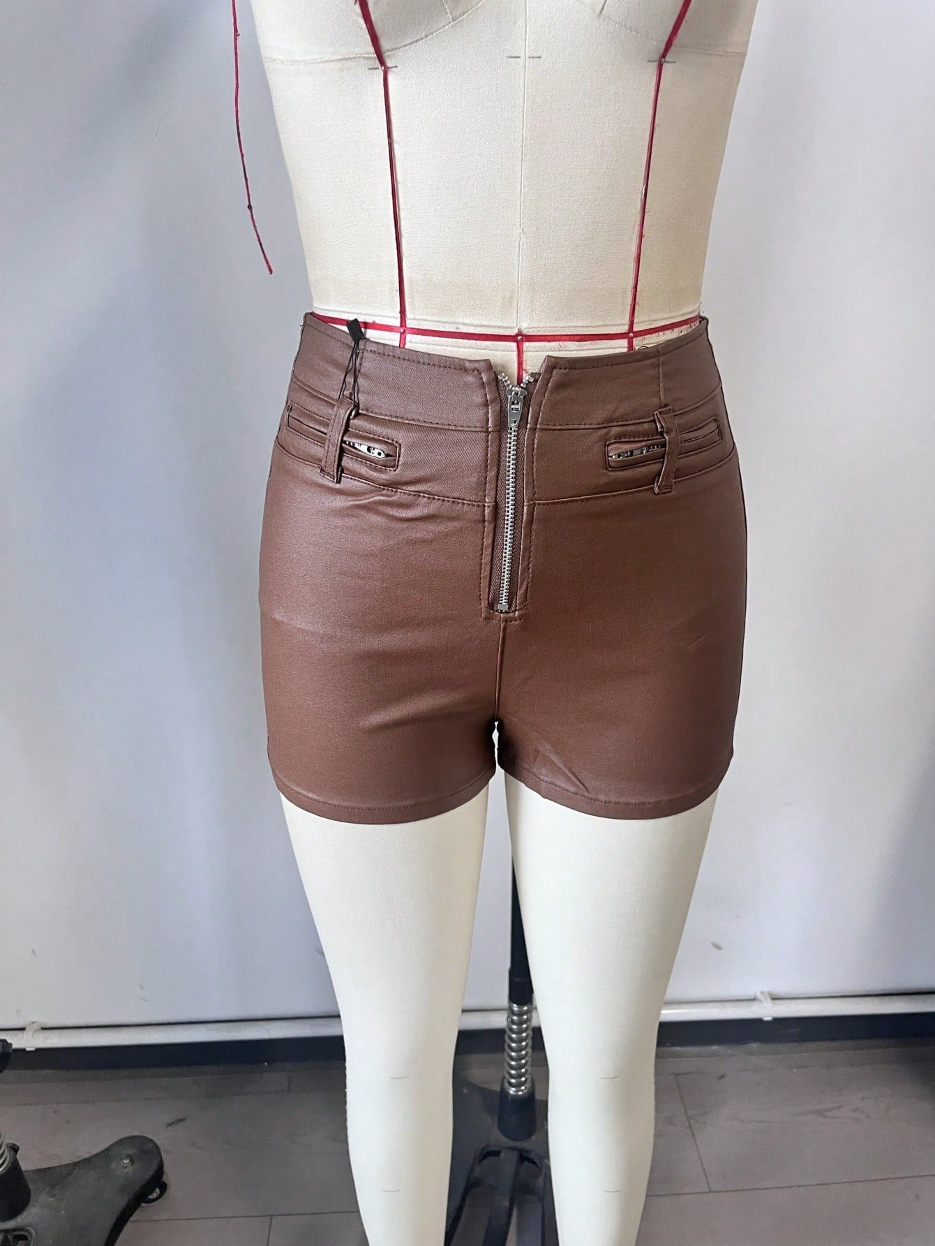 Women's Brown Corset Bustier Top