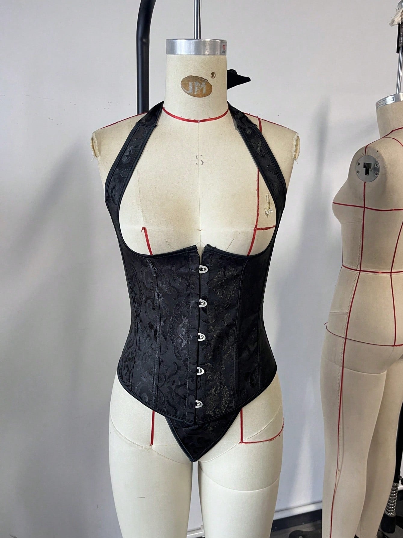 Women's 黑色 Corset