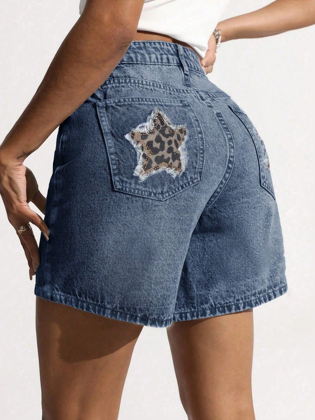 Women's Acid Wash Blue Jeans