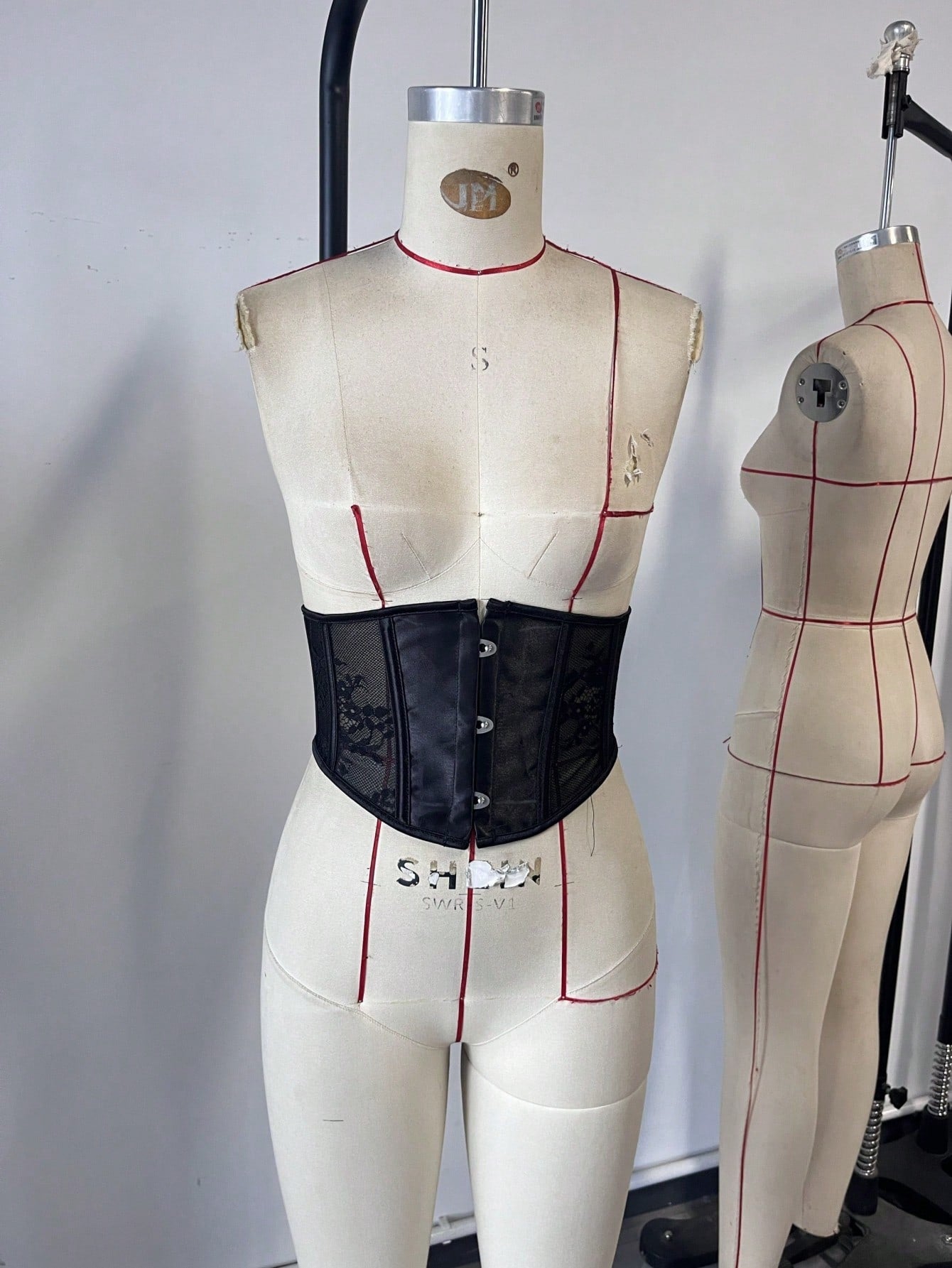 Women's 黑色 Corset