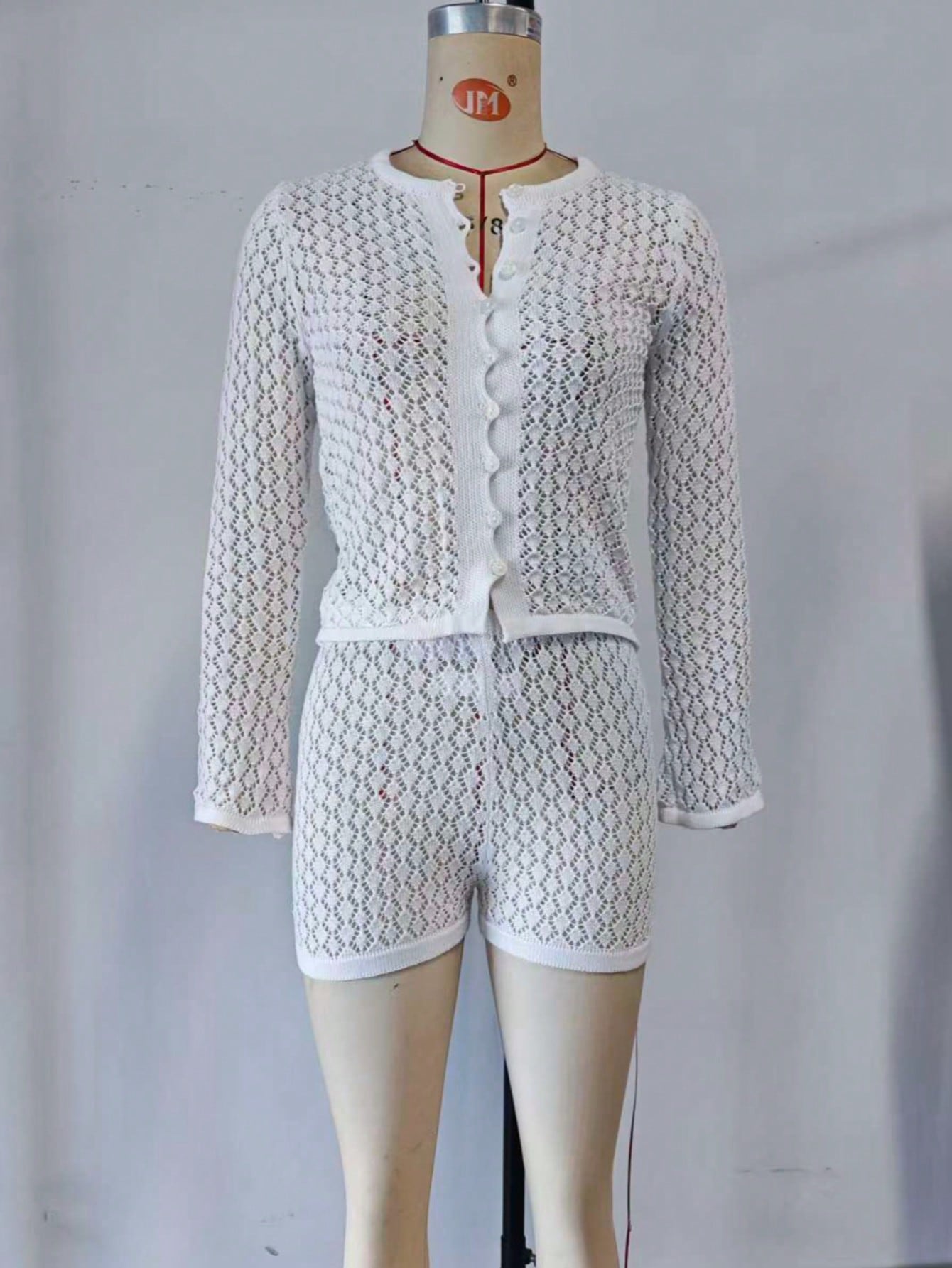 Women's White Ribbed Knit Midi bodycon dress with sleeveless