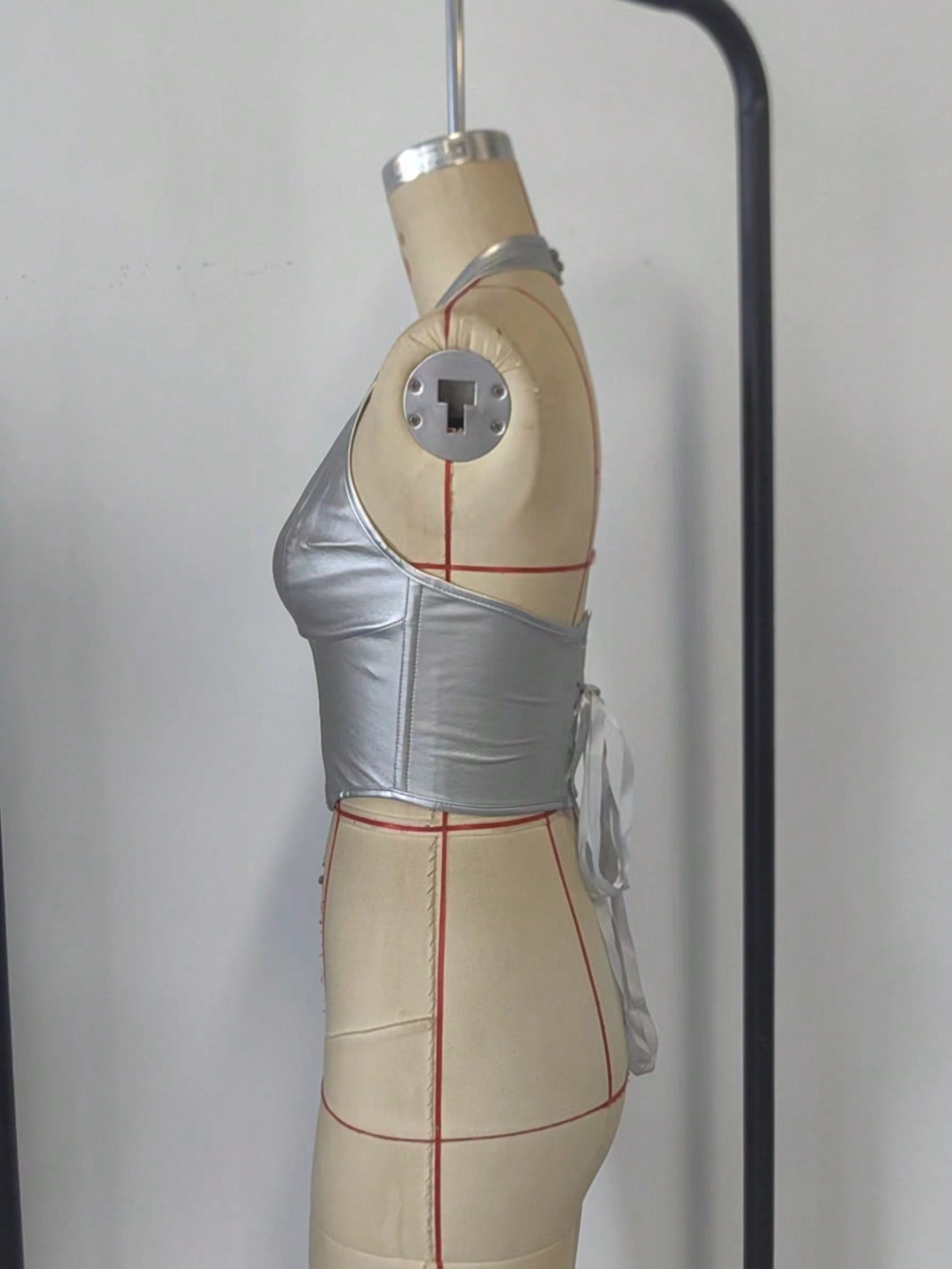 Women's Silver Corset