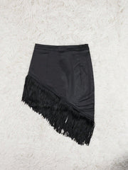 Women's Black High-Waist Mini Skirt
