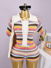 Women's Multicolor Sleeveless Bodycon Dress
