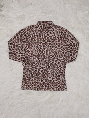 Women's Multi Color Polyester Blouse with long-sleeve