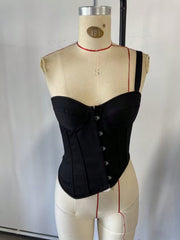 Women's Black Corset Top