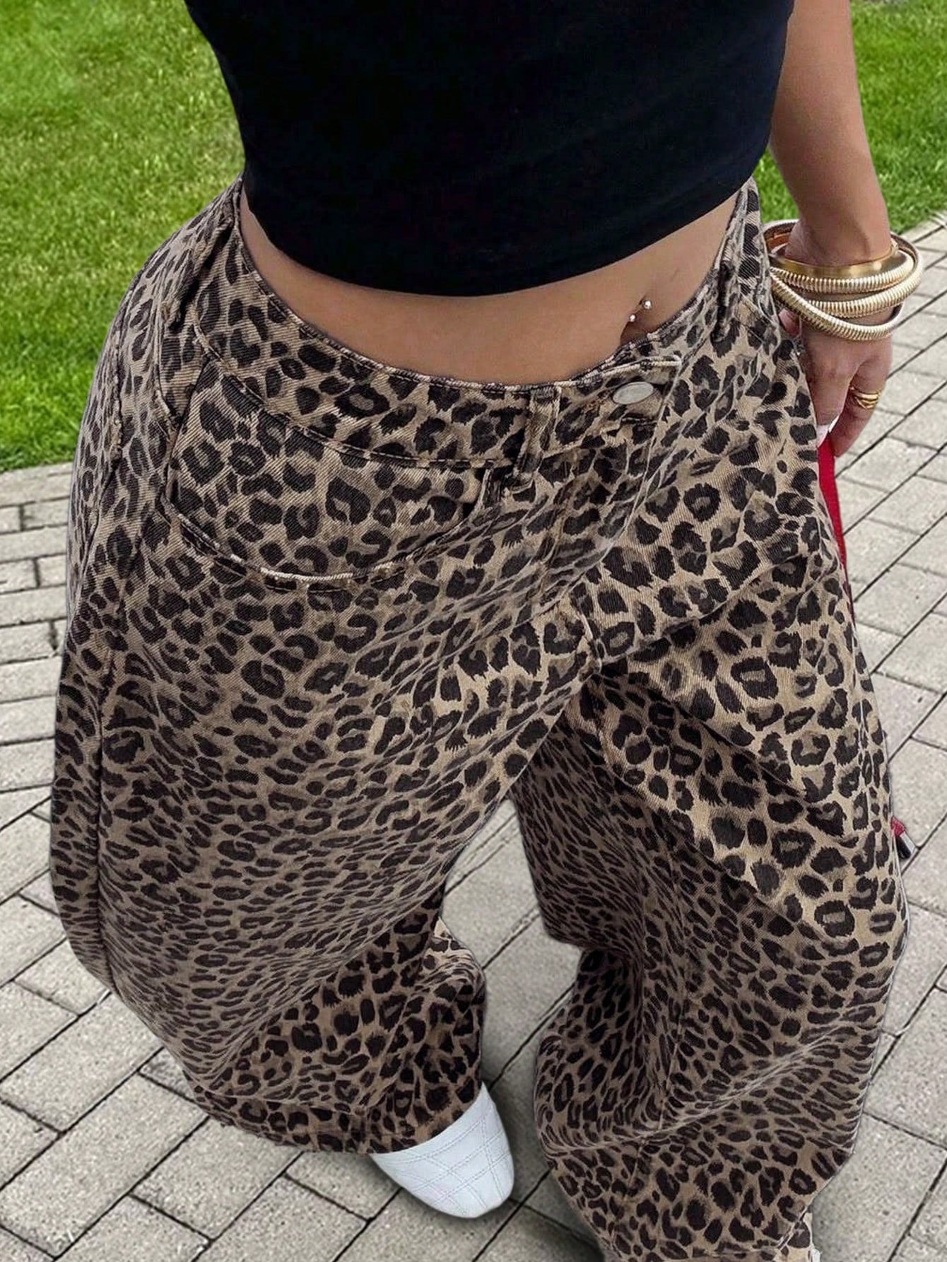 Women's Leopard Print Leopard Print Pants