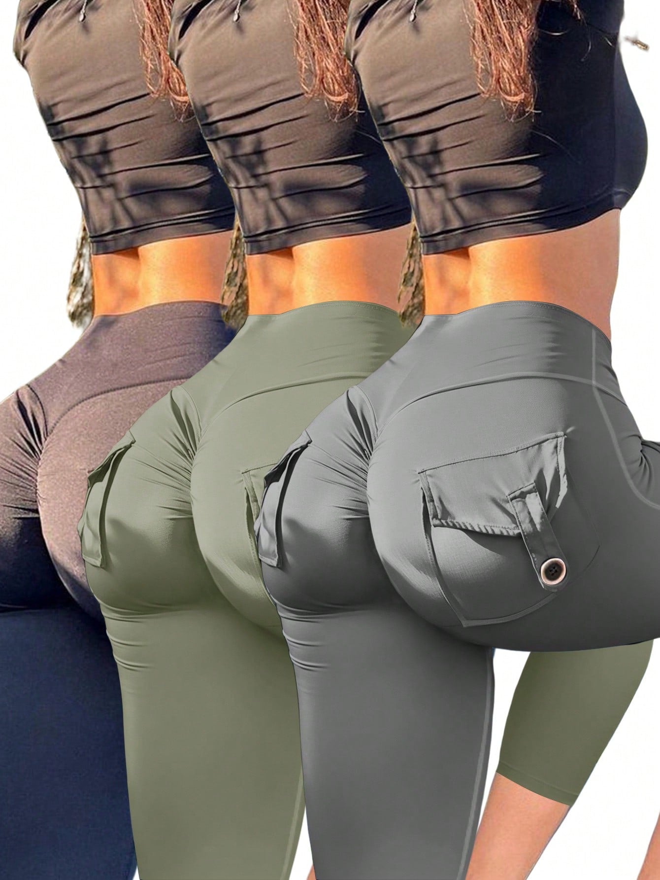 Women's Multi High-Waisted Flare Yoga Pants with Bootcut Leg