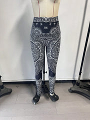 Women's Multi Color High-Waisted Flare Yoga Pants with Bootcut Leg