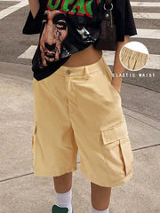 Women's Khaki Straight-Leg Casual Pants