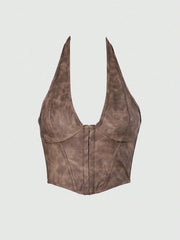 Women's Brown Corset