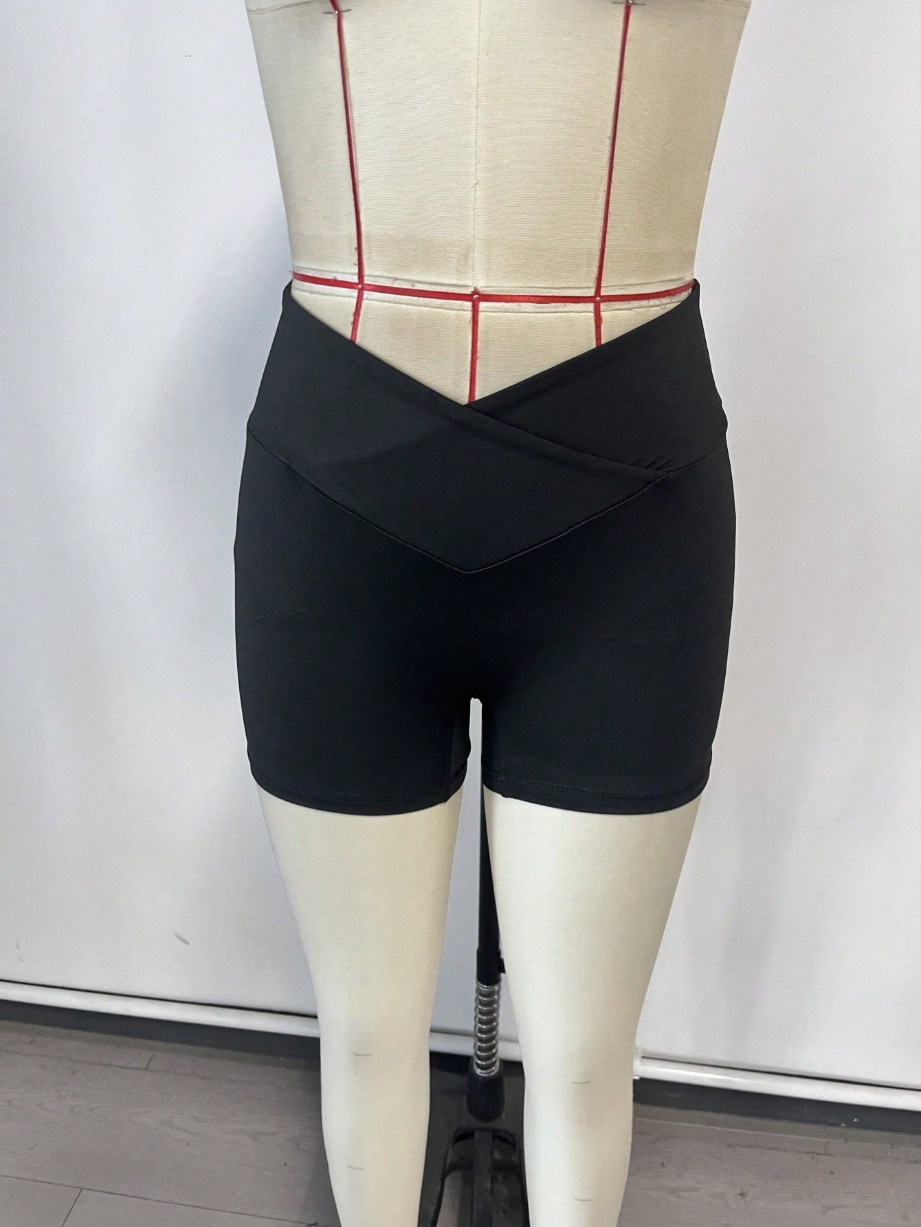 Women's Black Wide Waistband Yoga Pants