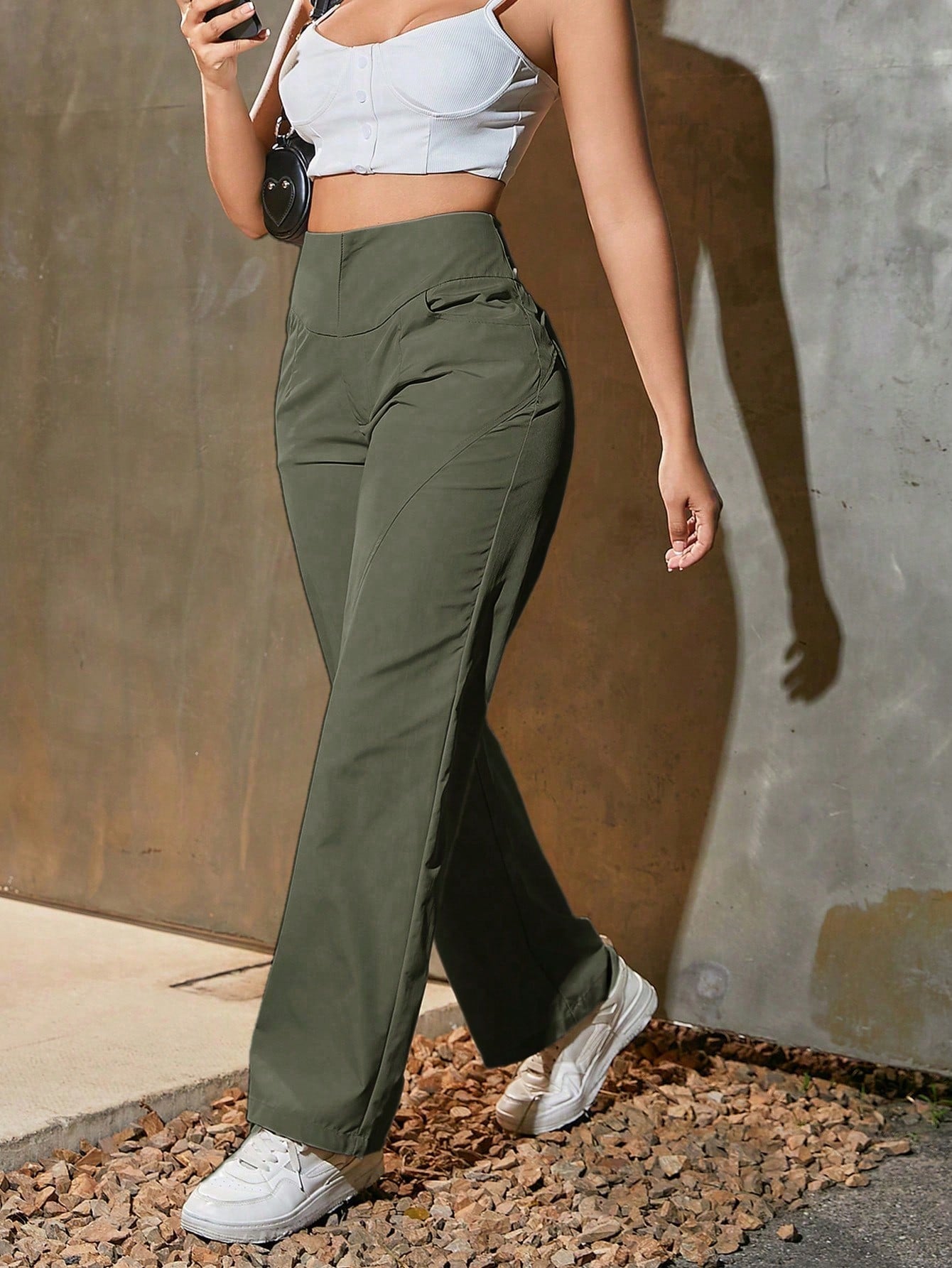 Women's 绿色 pants