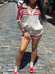 Women's Red Ribbed Knit Midi bodycon dress with sleeveless