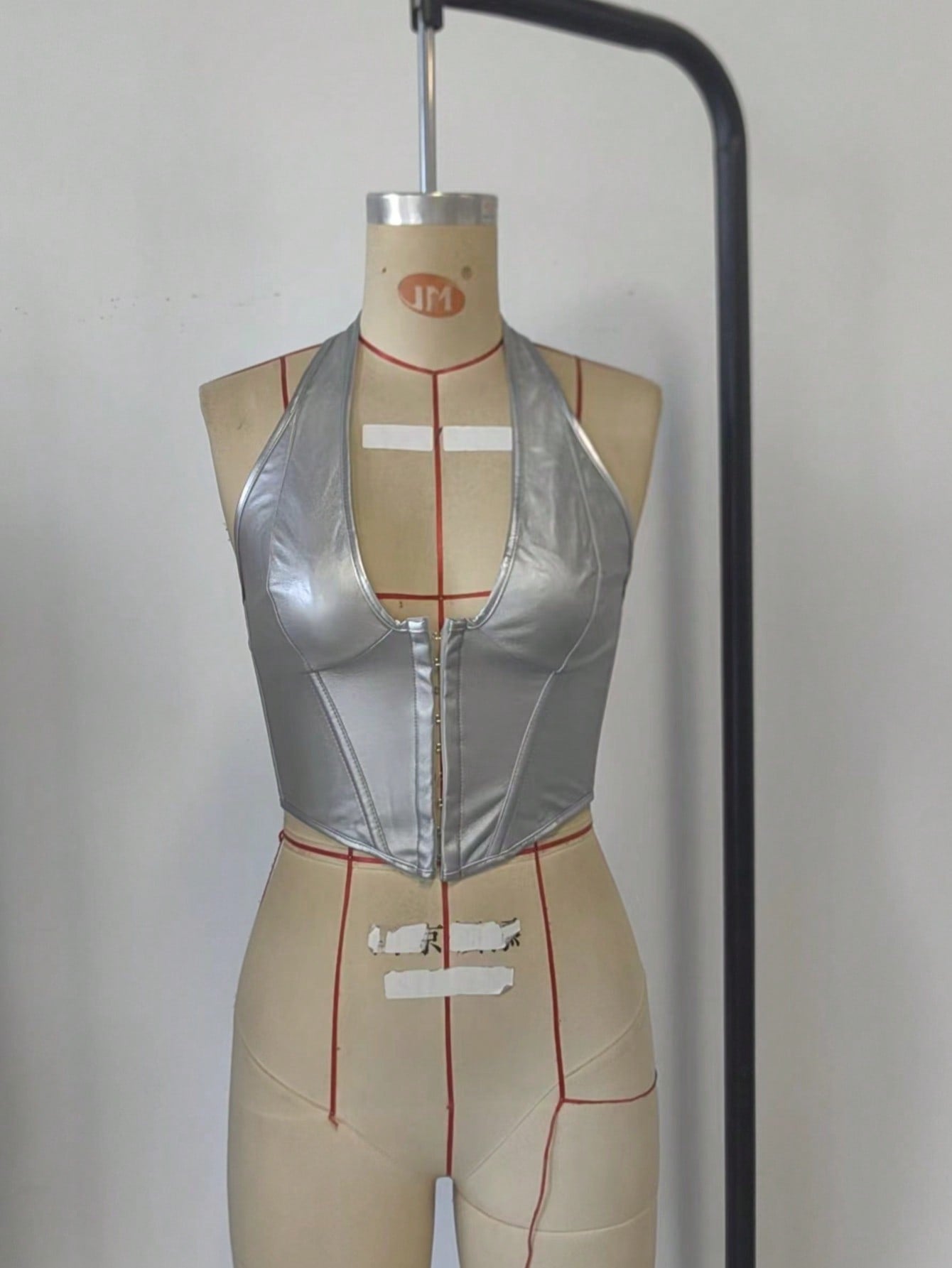 Women's Silver Corset