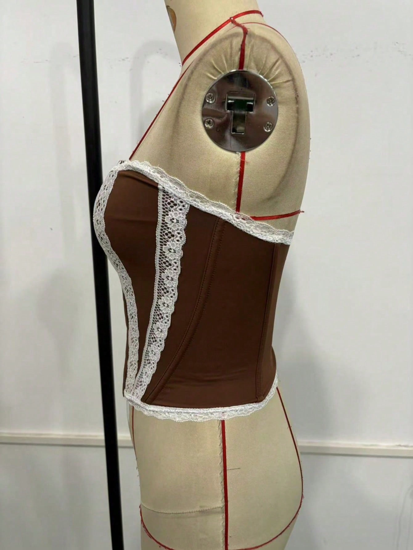 Women's Fitted Bustier Crop Top