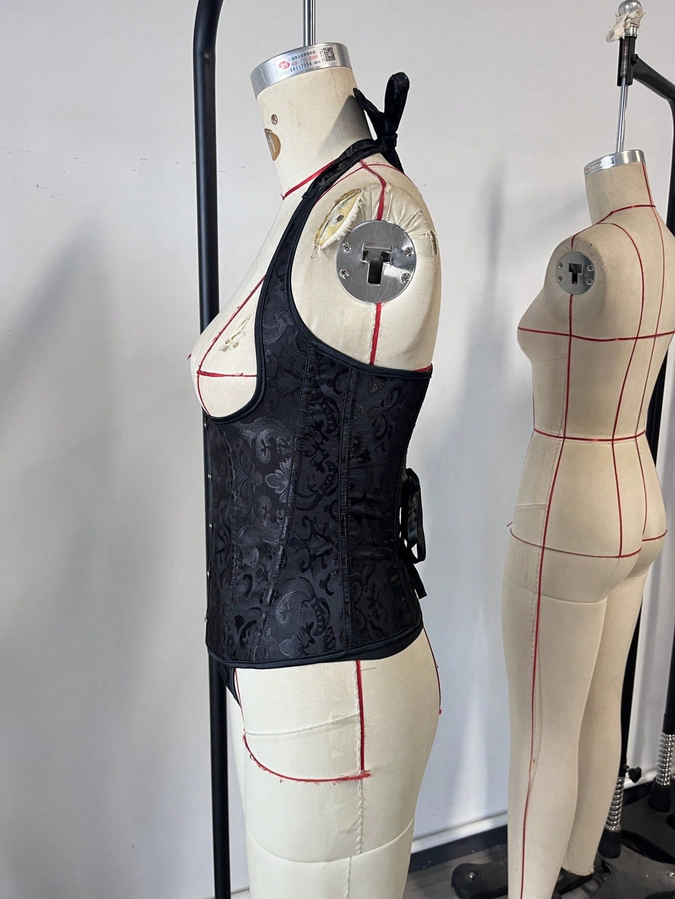 Women's 黑色 Corset