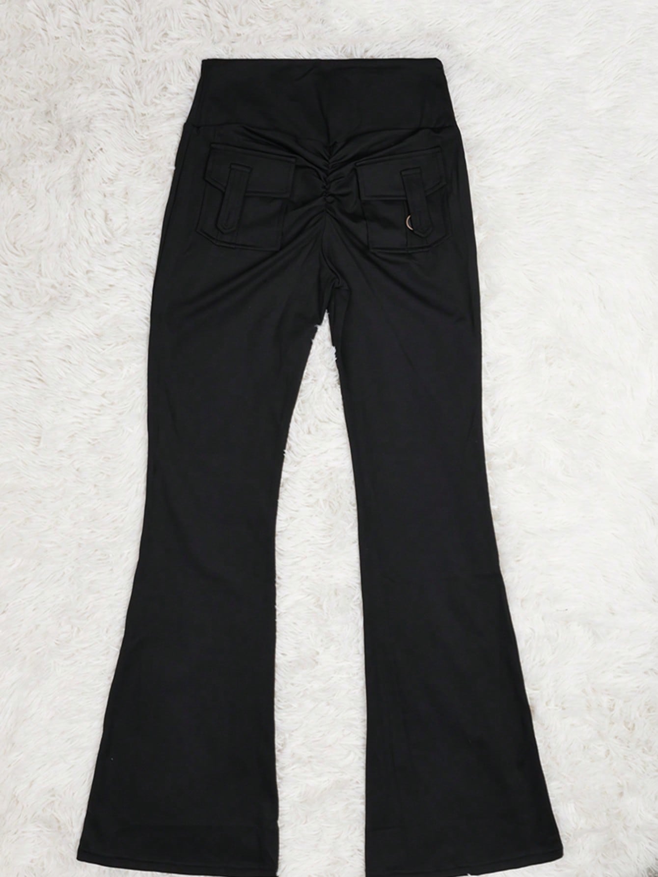 Women's Black High-Waist Yoga Pants
