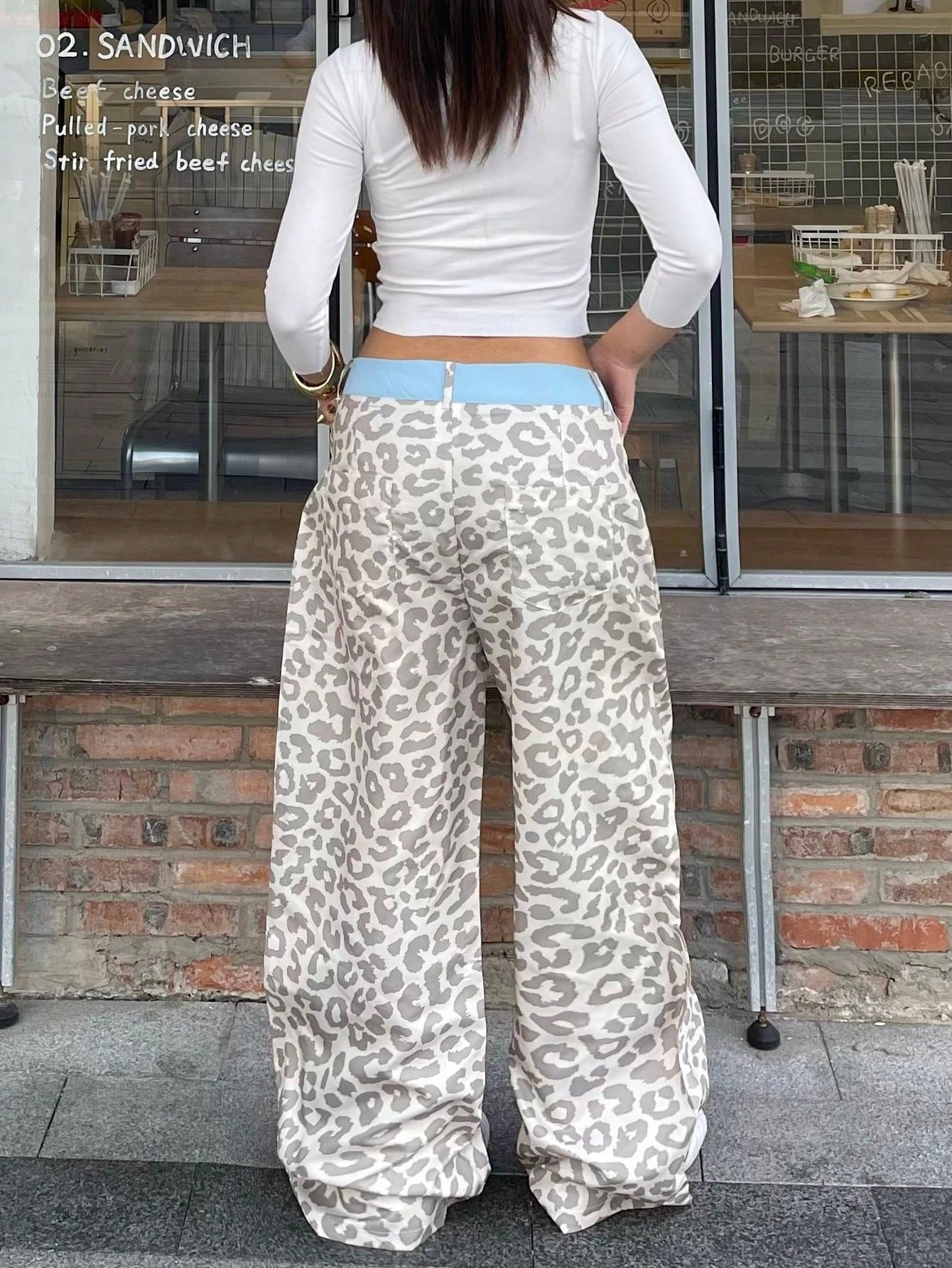 Womens Leopard pants