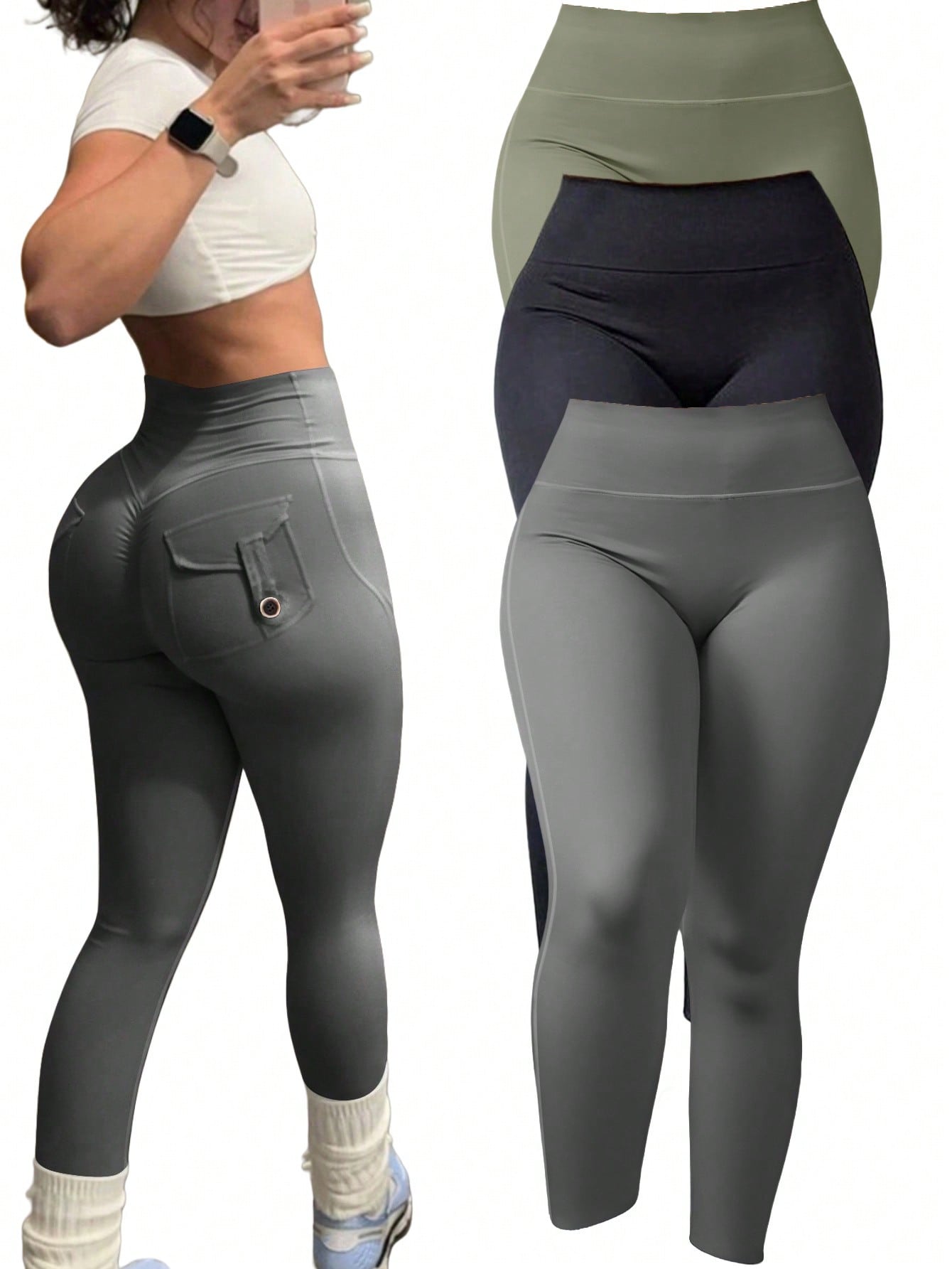 Women's Multi High-Waisted Flare Yoga Pants with Bootcut Leg