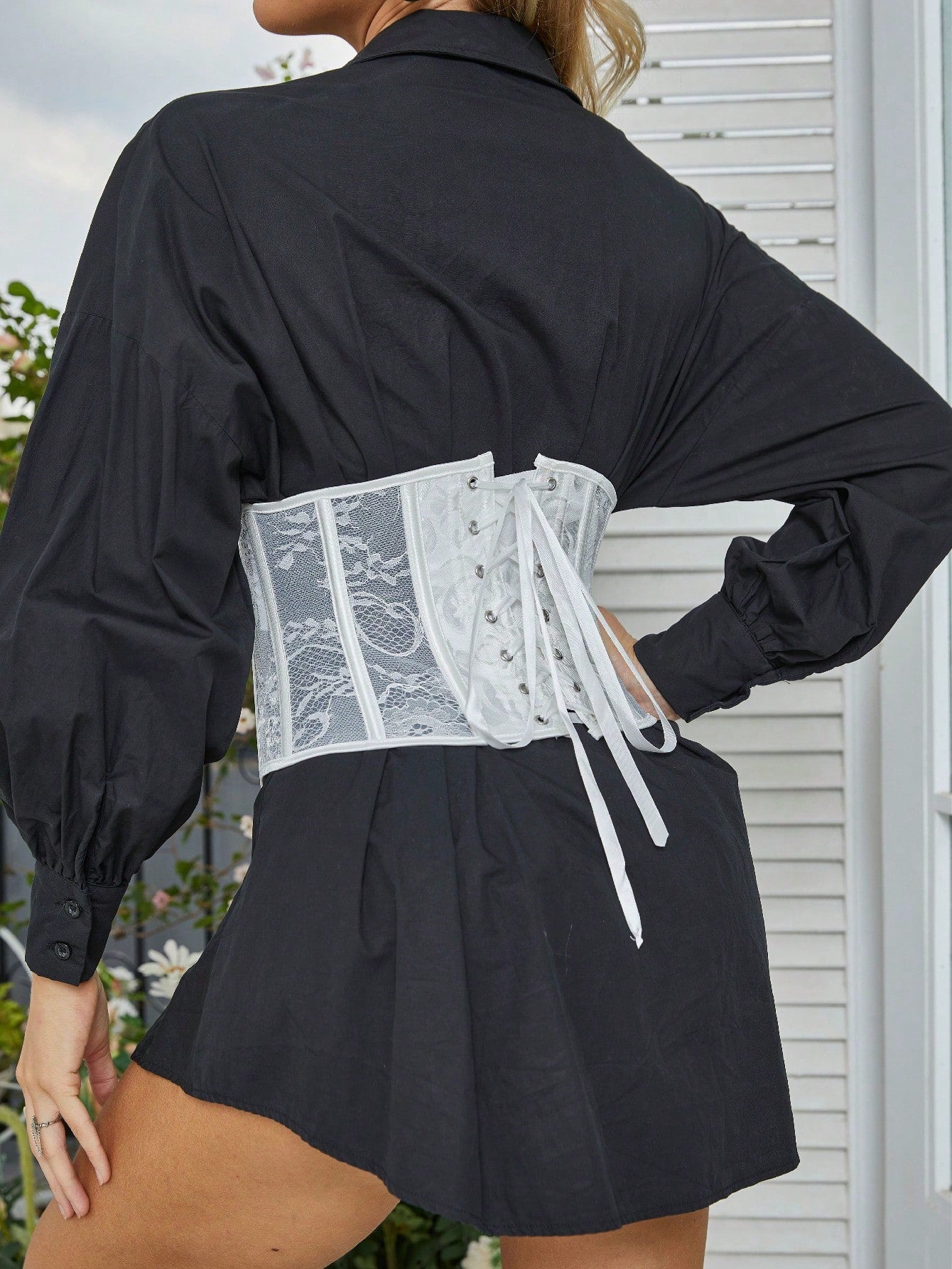 Women's 白色 Corset