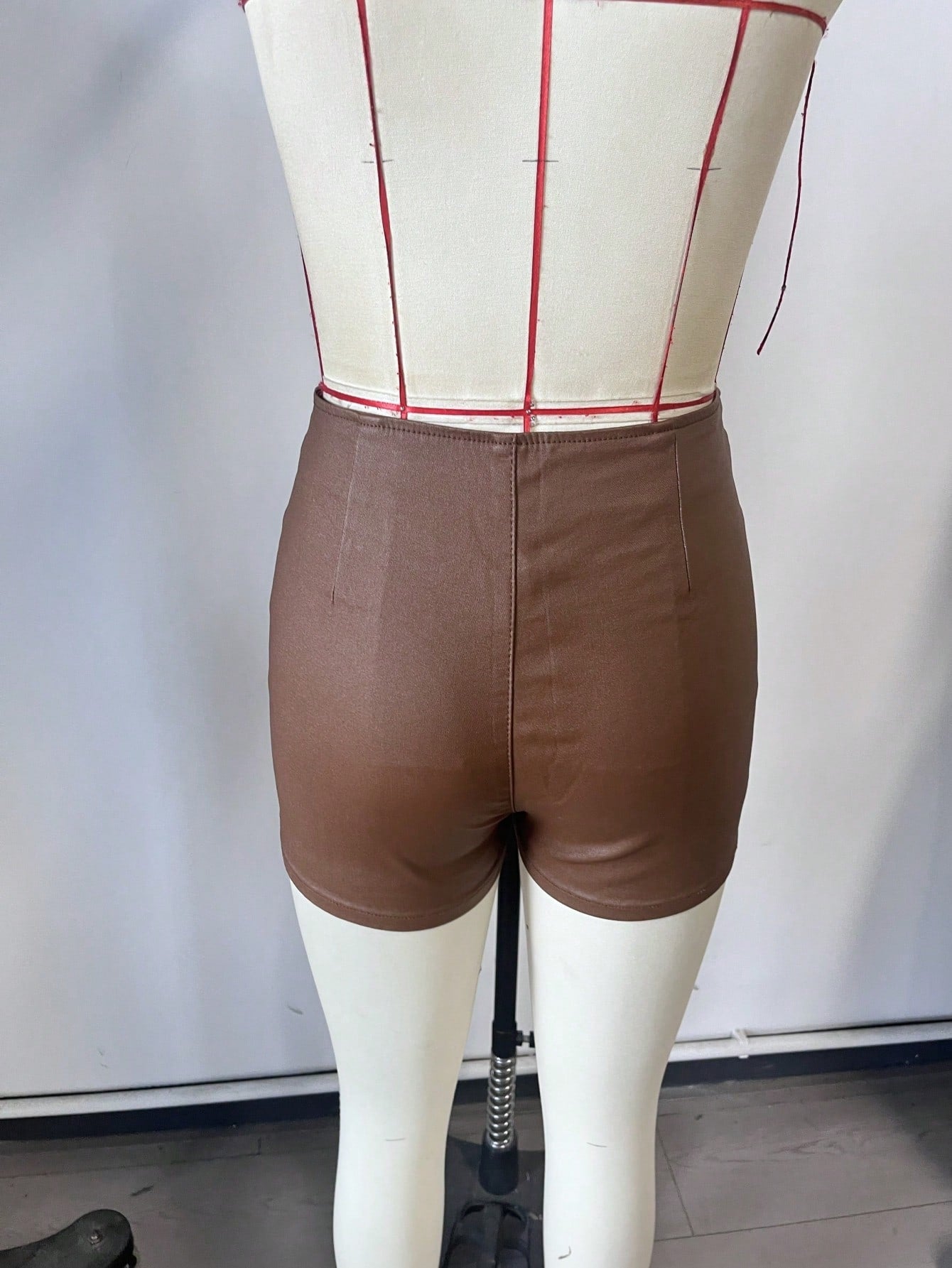 Women's Brown Corset Bustier Top