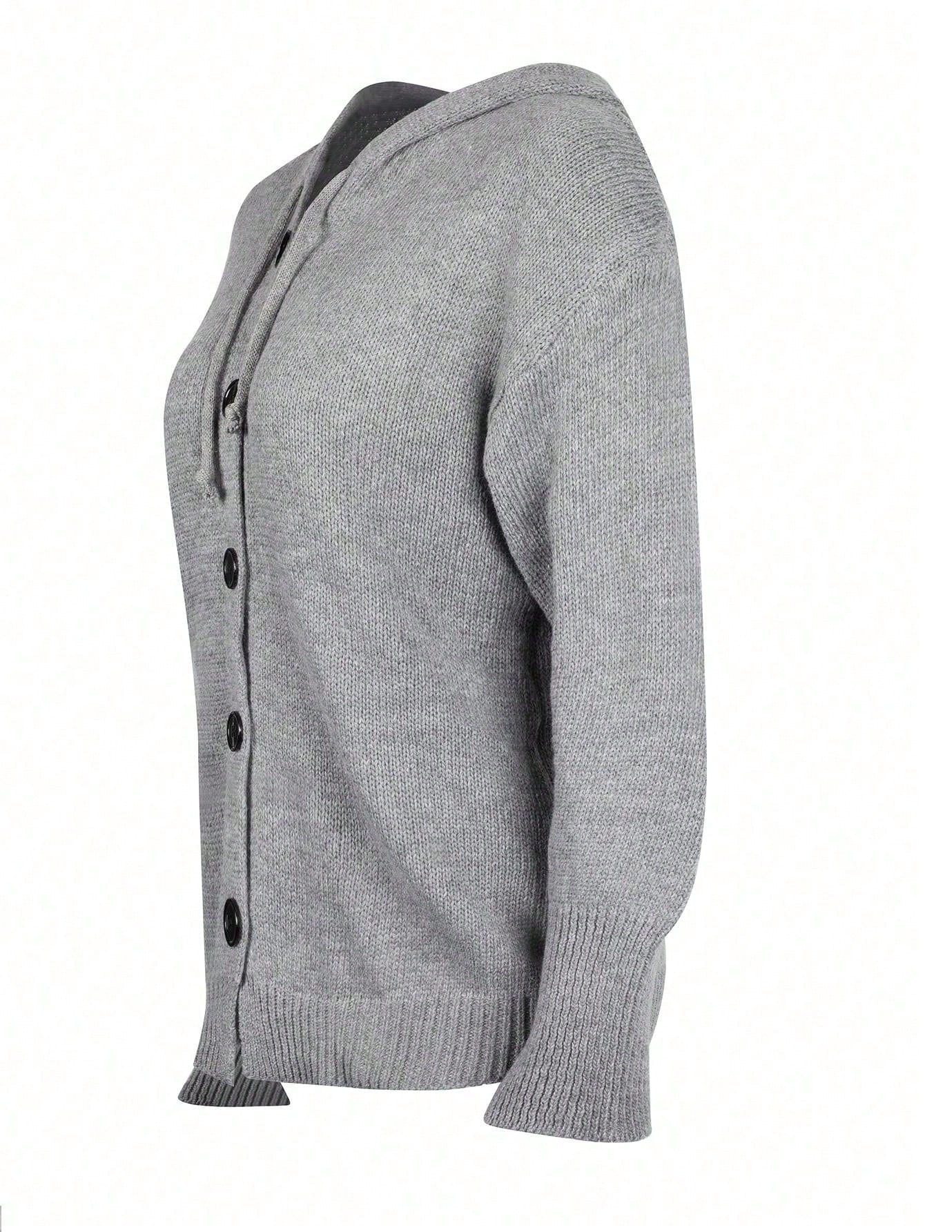 Women's Grey Ribbed Knit Sleeveless Midi Dress