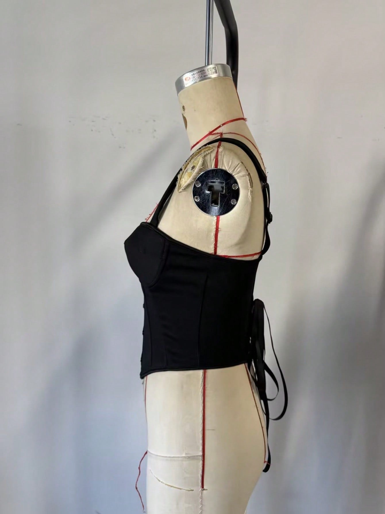 Women's Black Corset Top