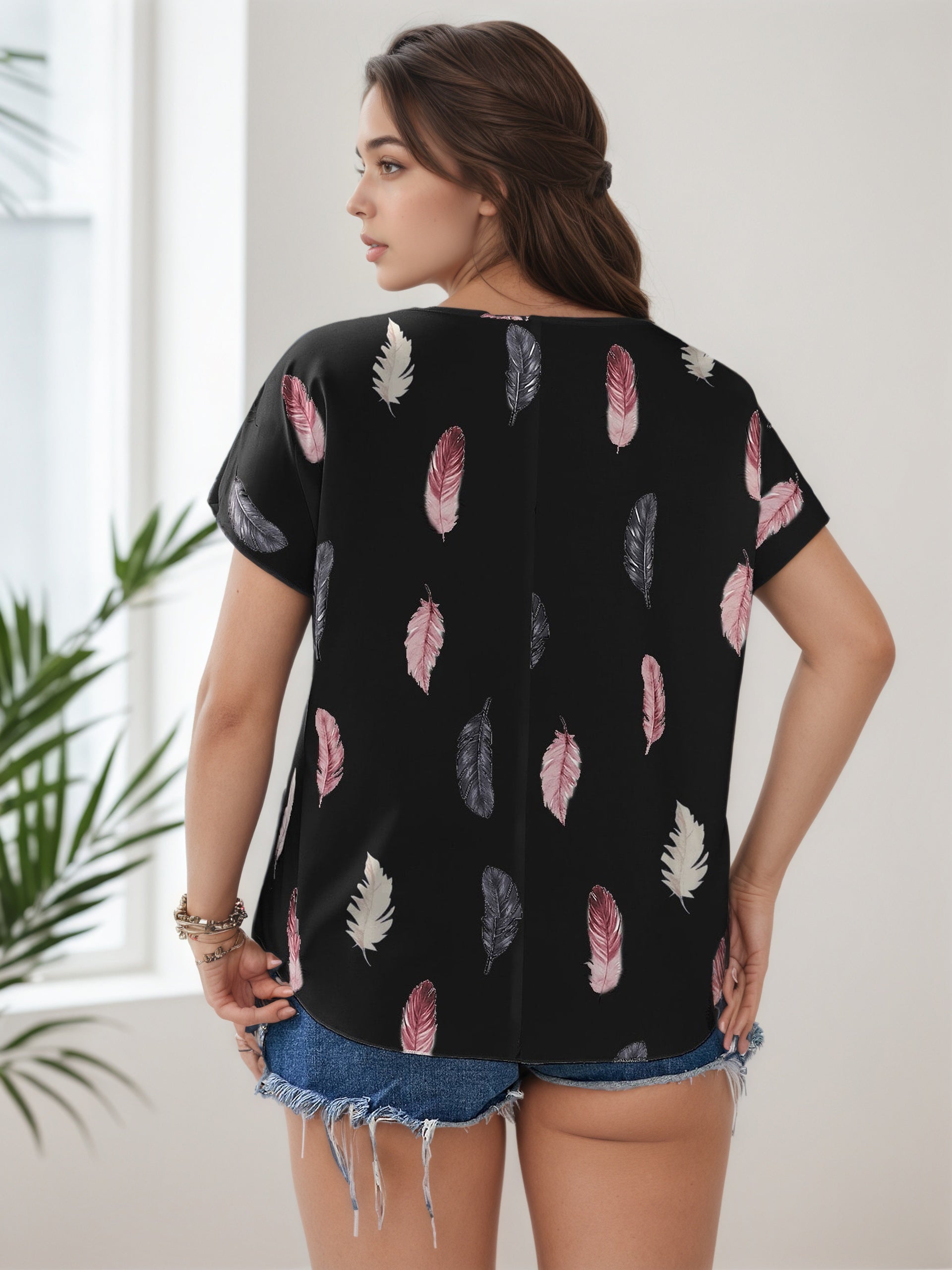 Women's Black Off-Shoulder Top