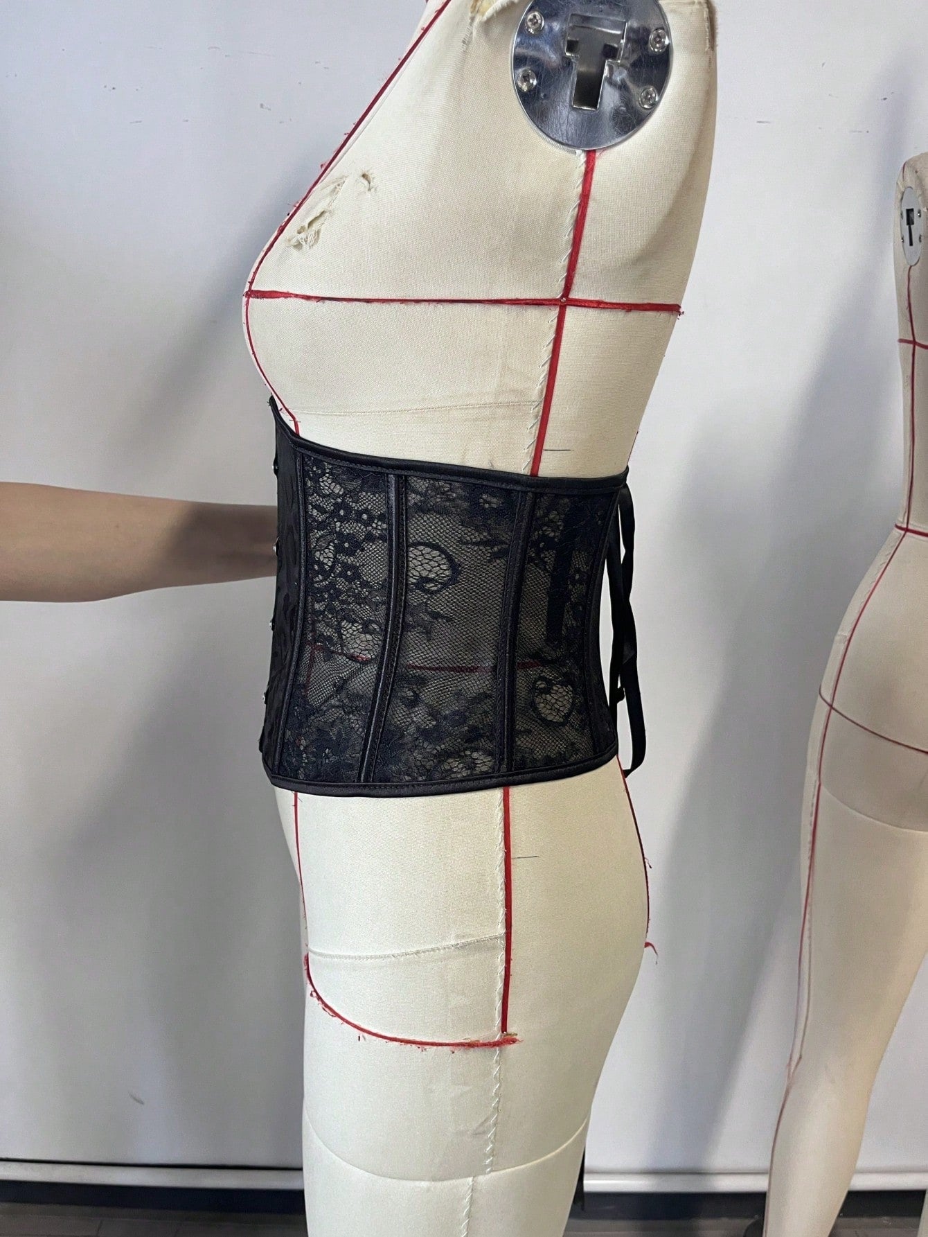 Women's 黑色 Corset