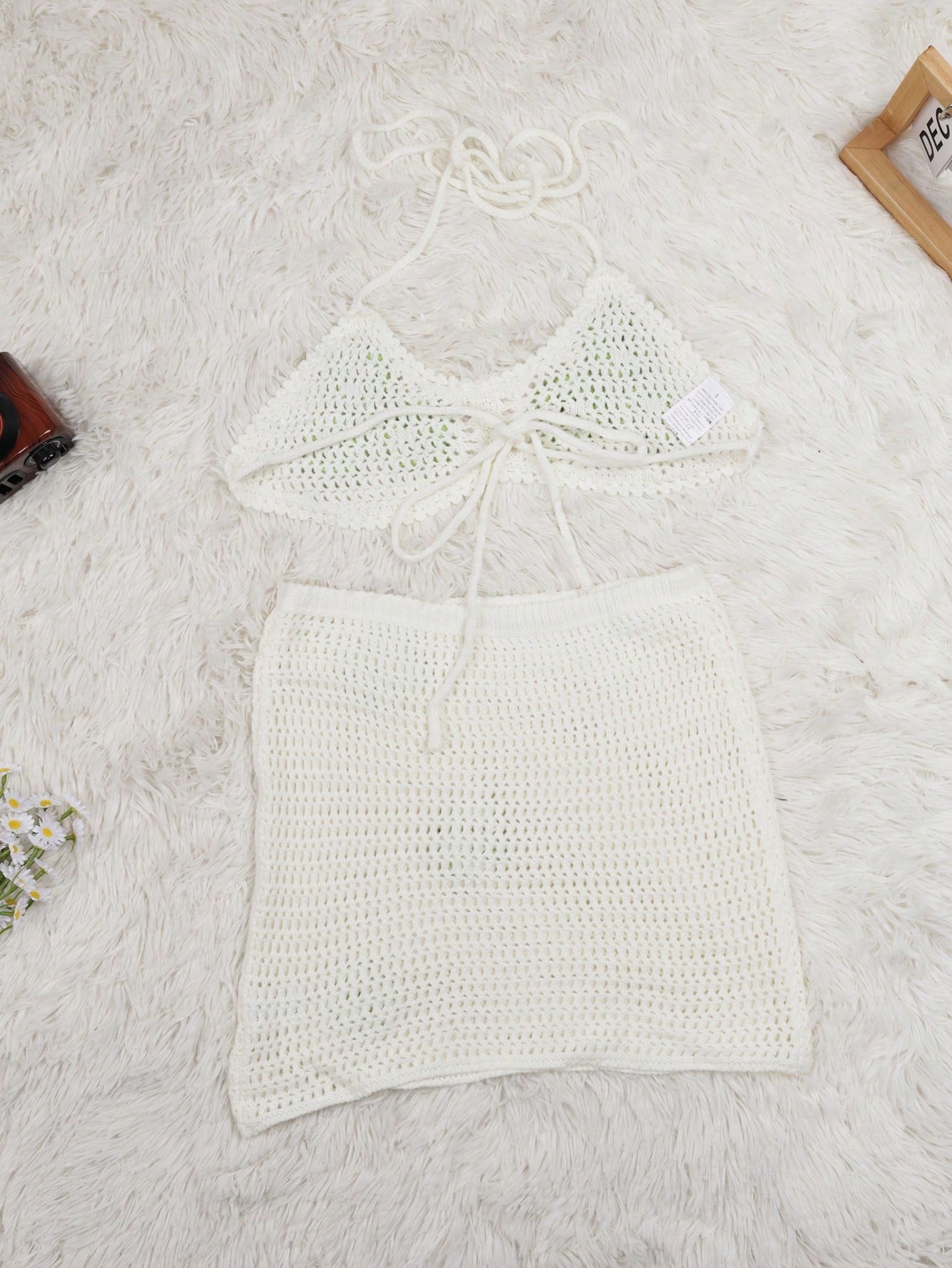 Women's White Two Piece Sets