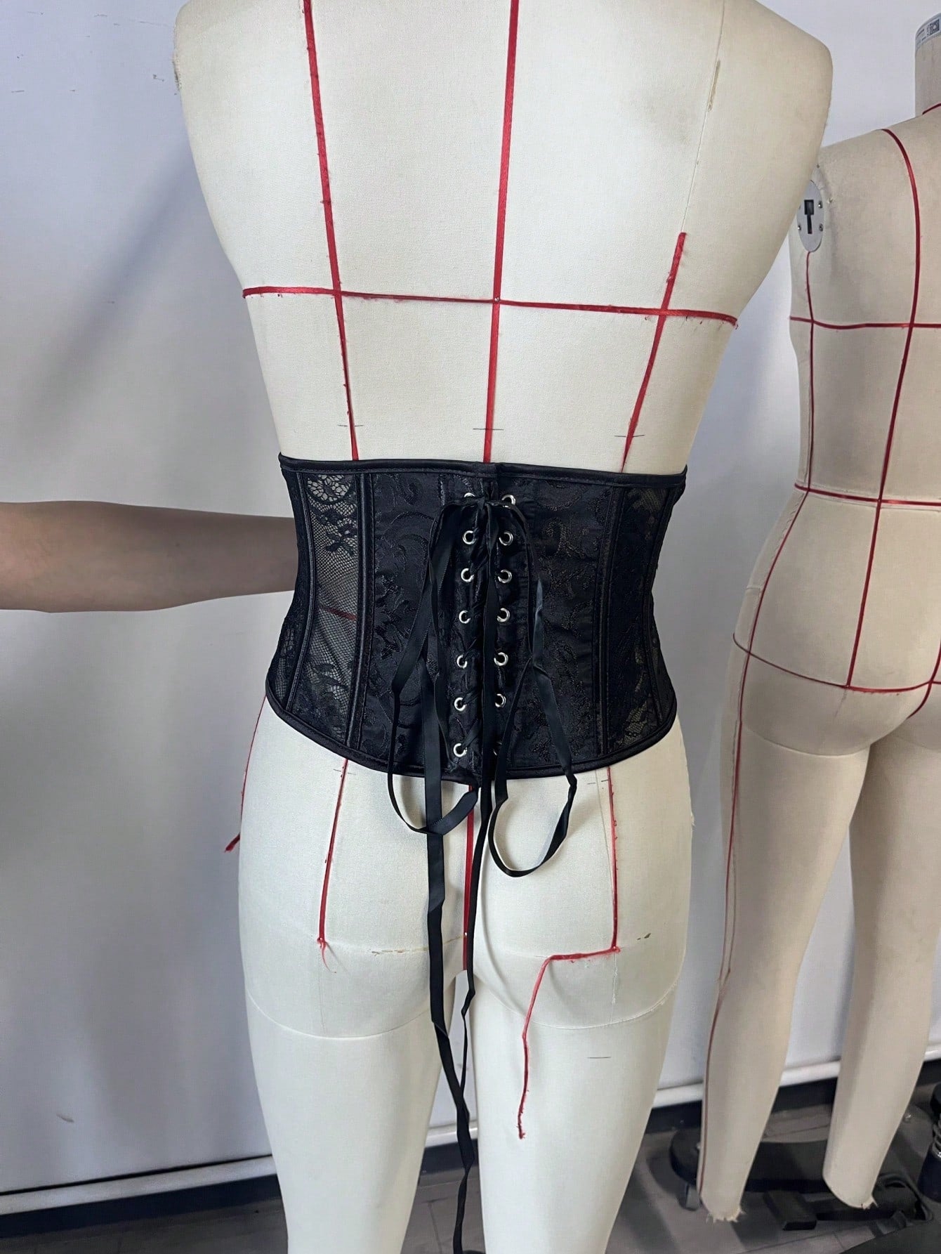 Women's 黑色 Corset
