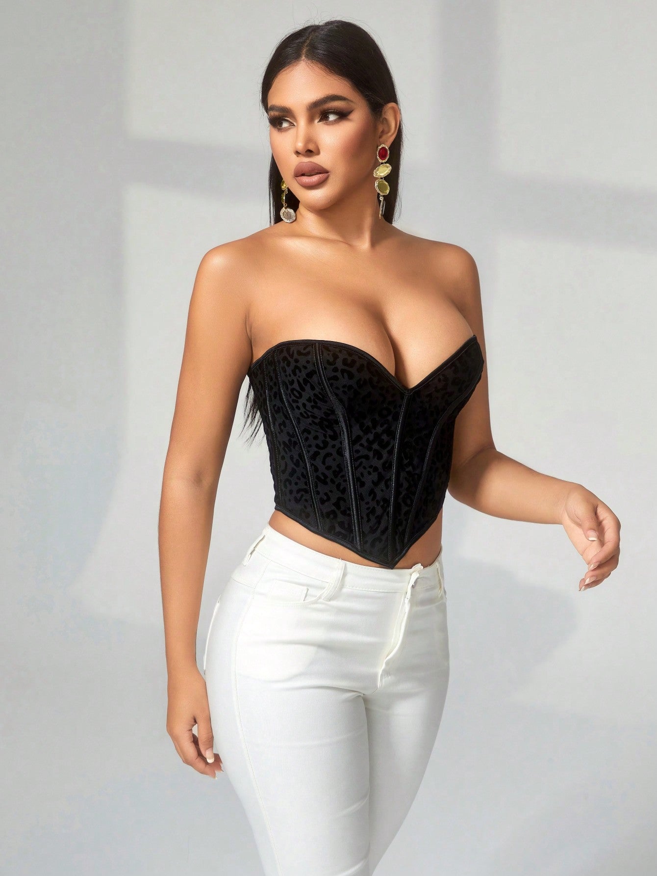Women's Black Corset