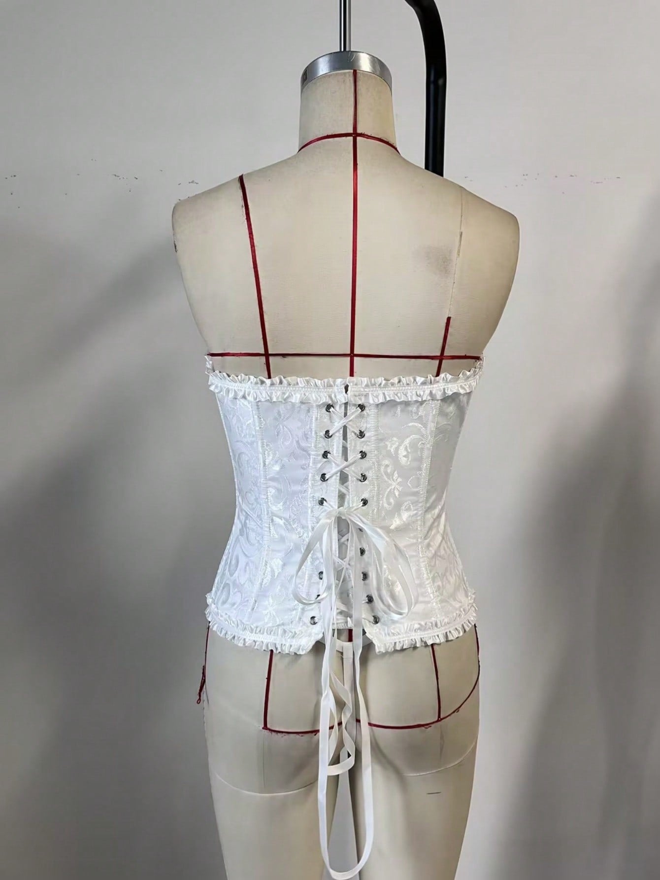 Women's White Lace Trim Tops