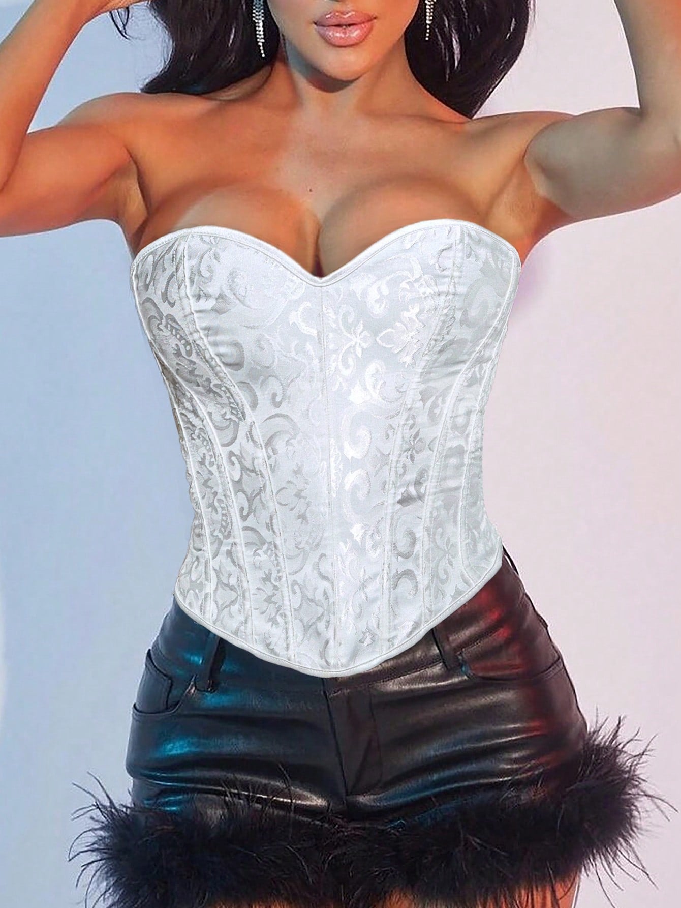 Women's 白色 Corset