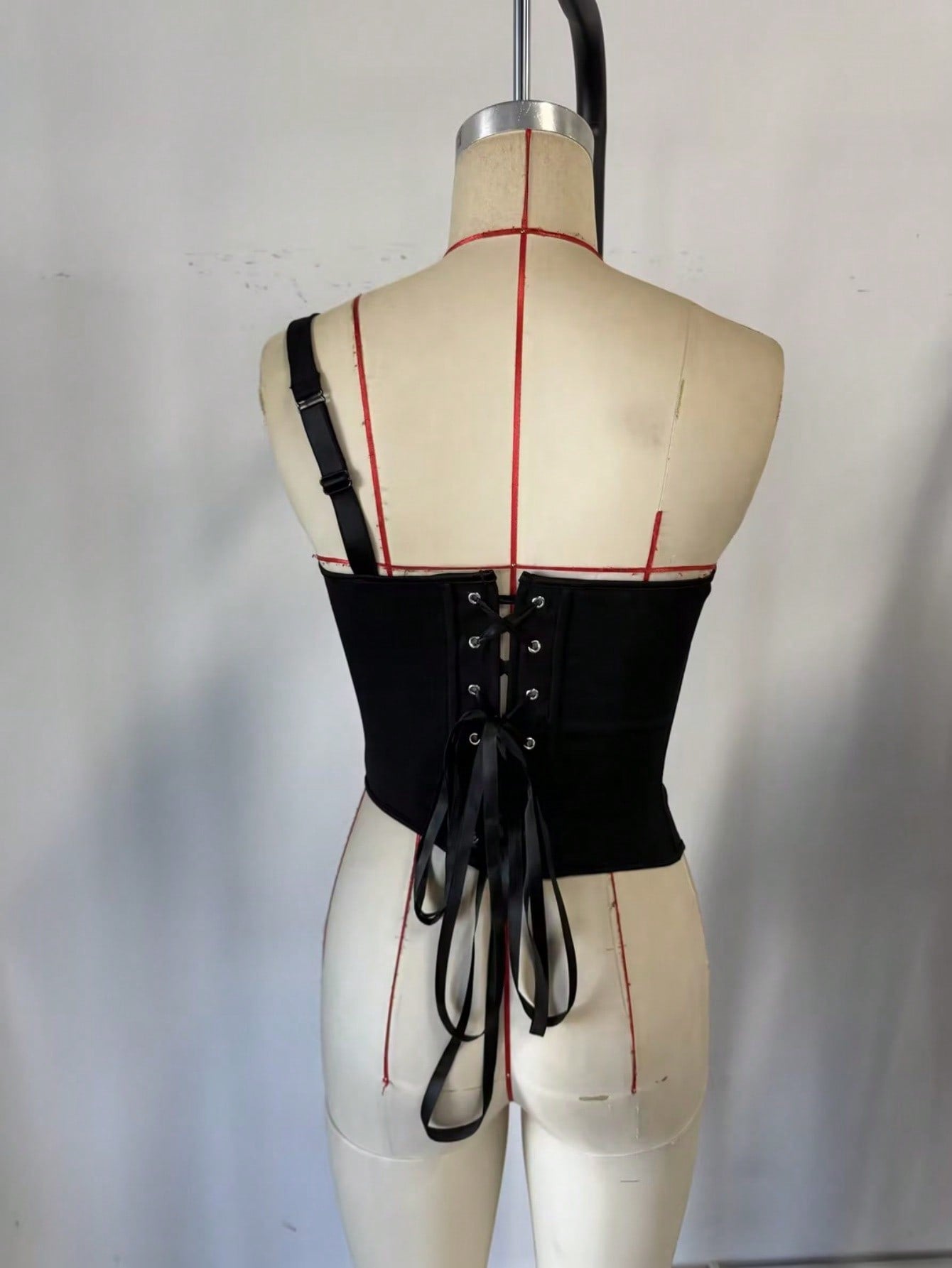 Women's Black Corset Top