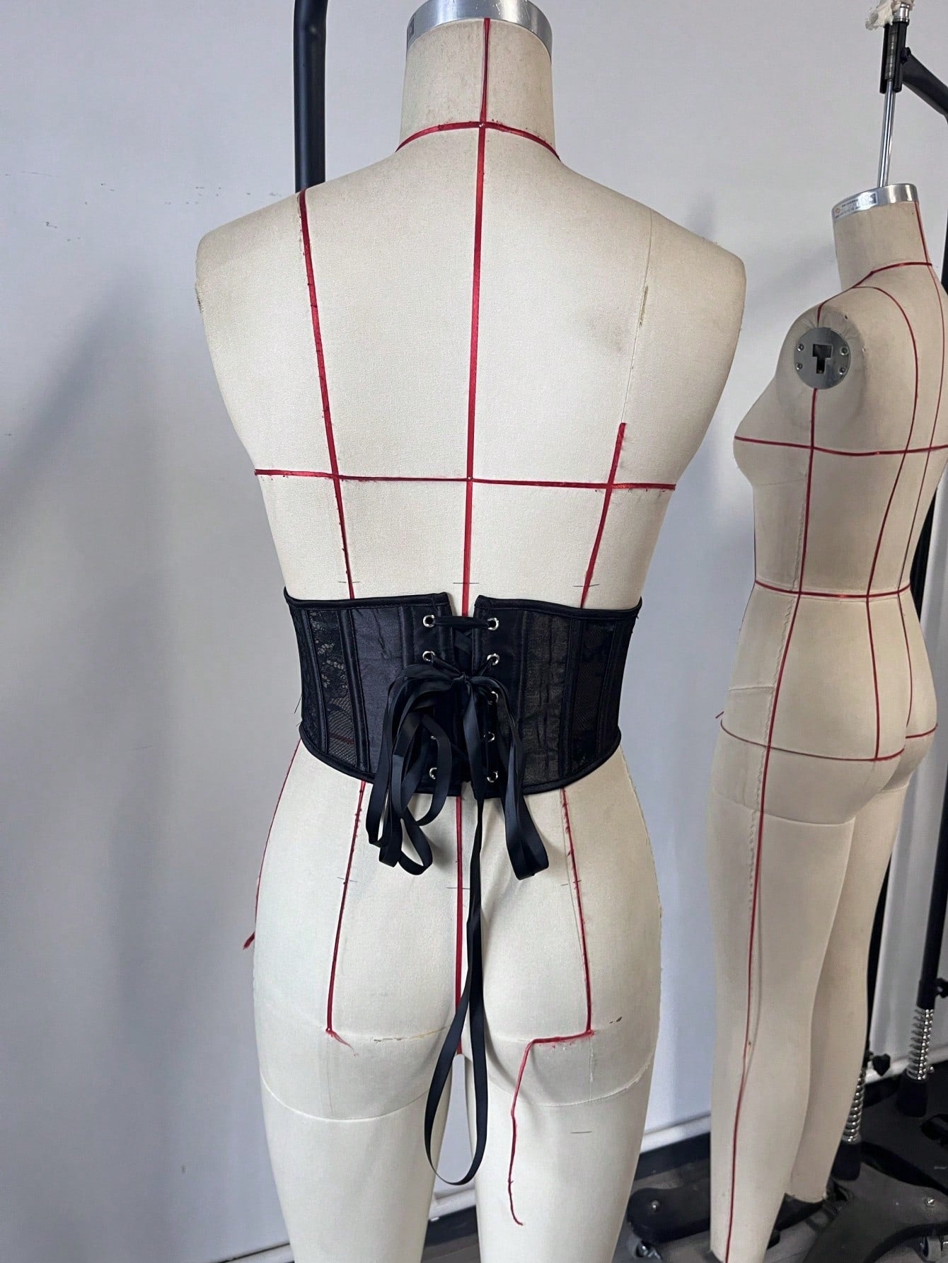 Women's 黑色 Corset