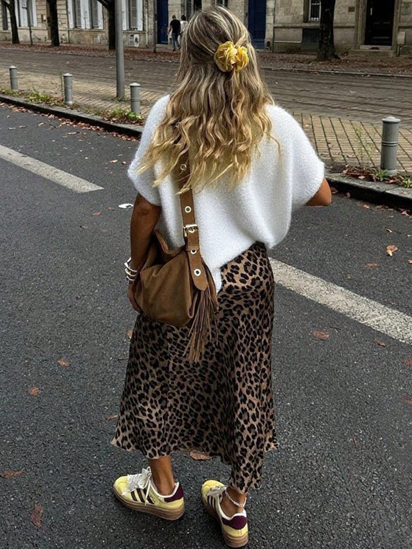 Women's Oversized White Knit Cardigan with Batwing Sleeves