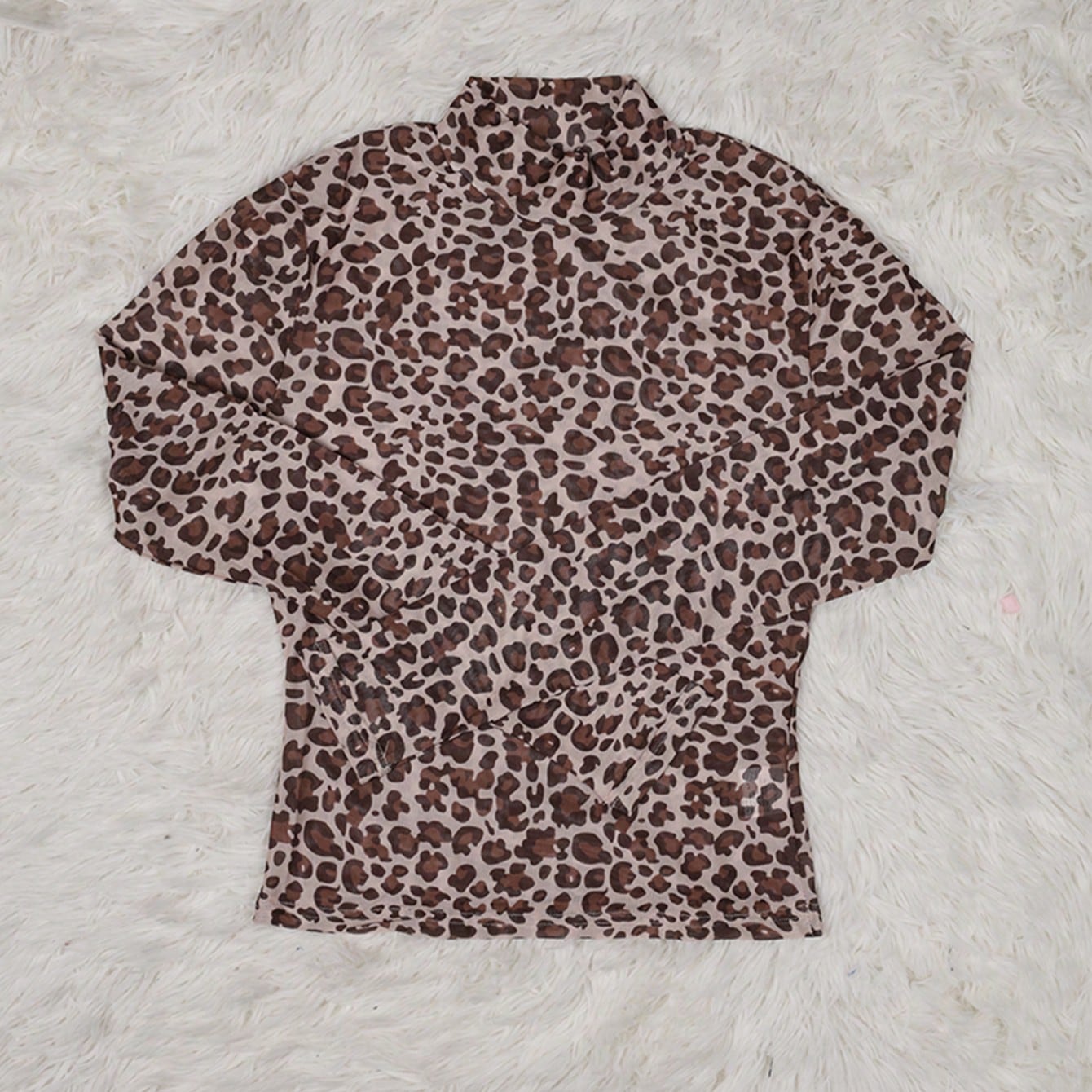 Women's Multi Color Polyester Blouse with long-sleeve