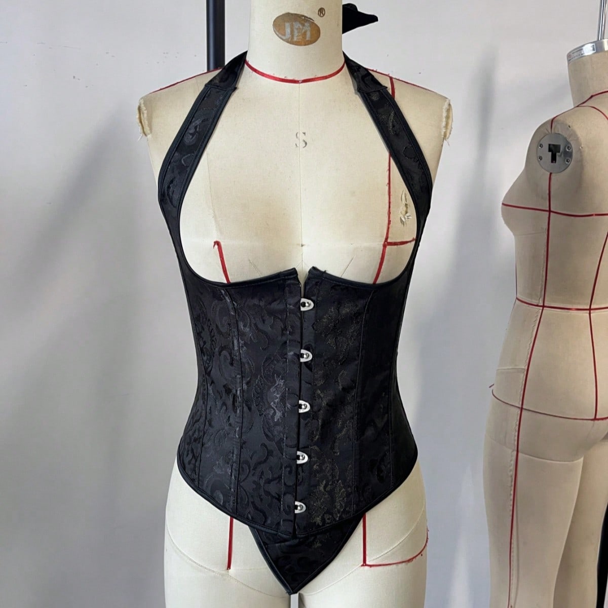 Women's 黑色 Corset