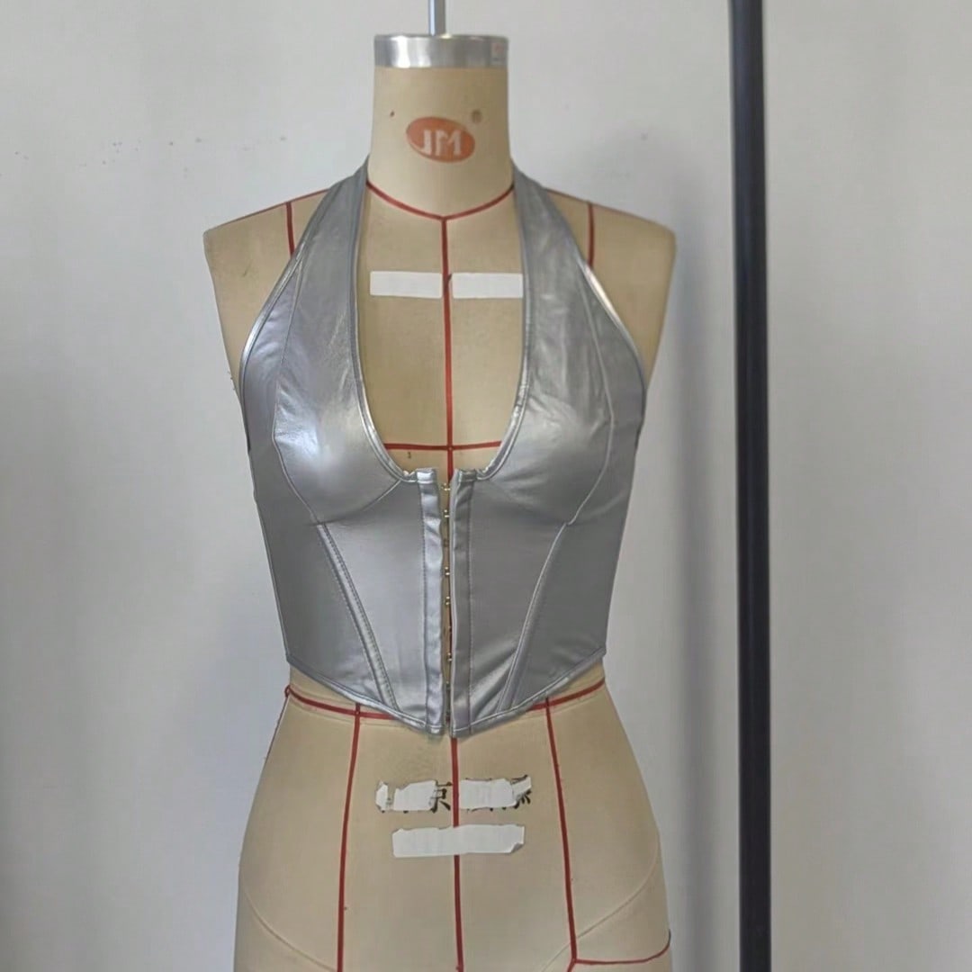 Women's Silver Corset