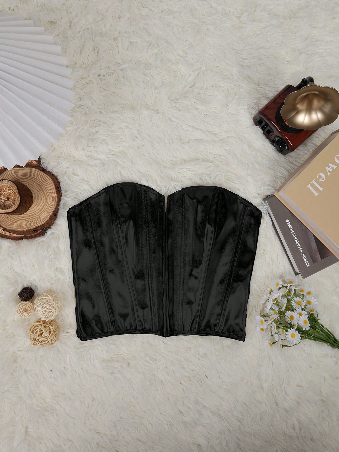 Women's Black Corset Bustier