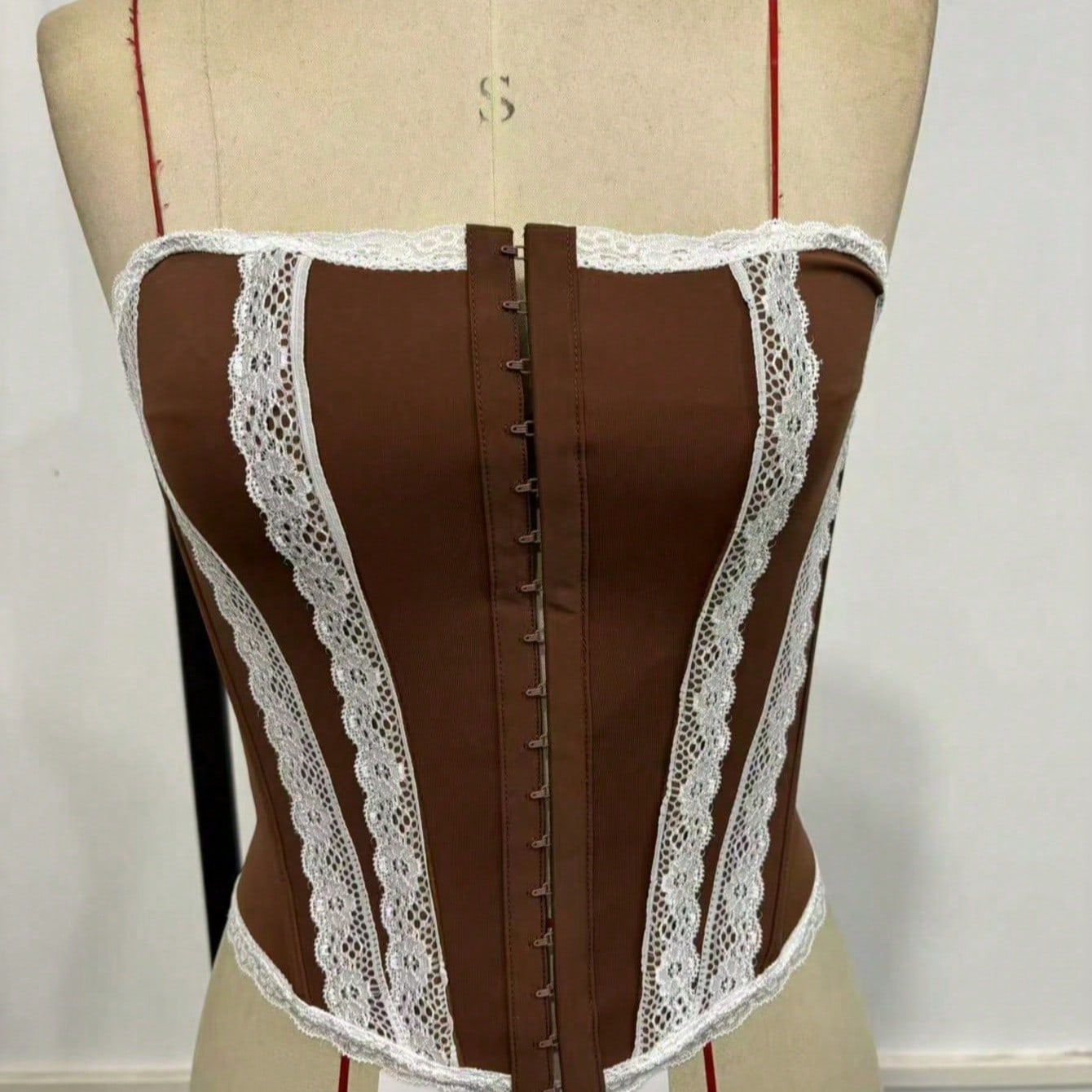 Women's Fitted Bustier Crop Top