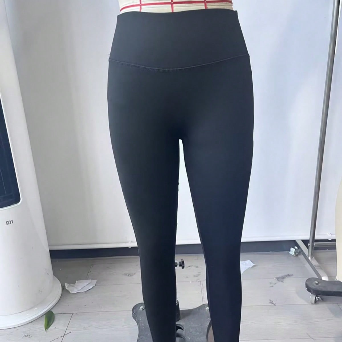Women's Black High-Waisted Flare Yoga Pants with Bootcut Leg