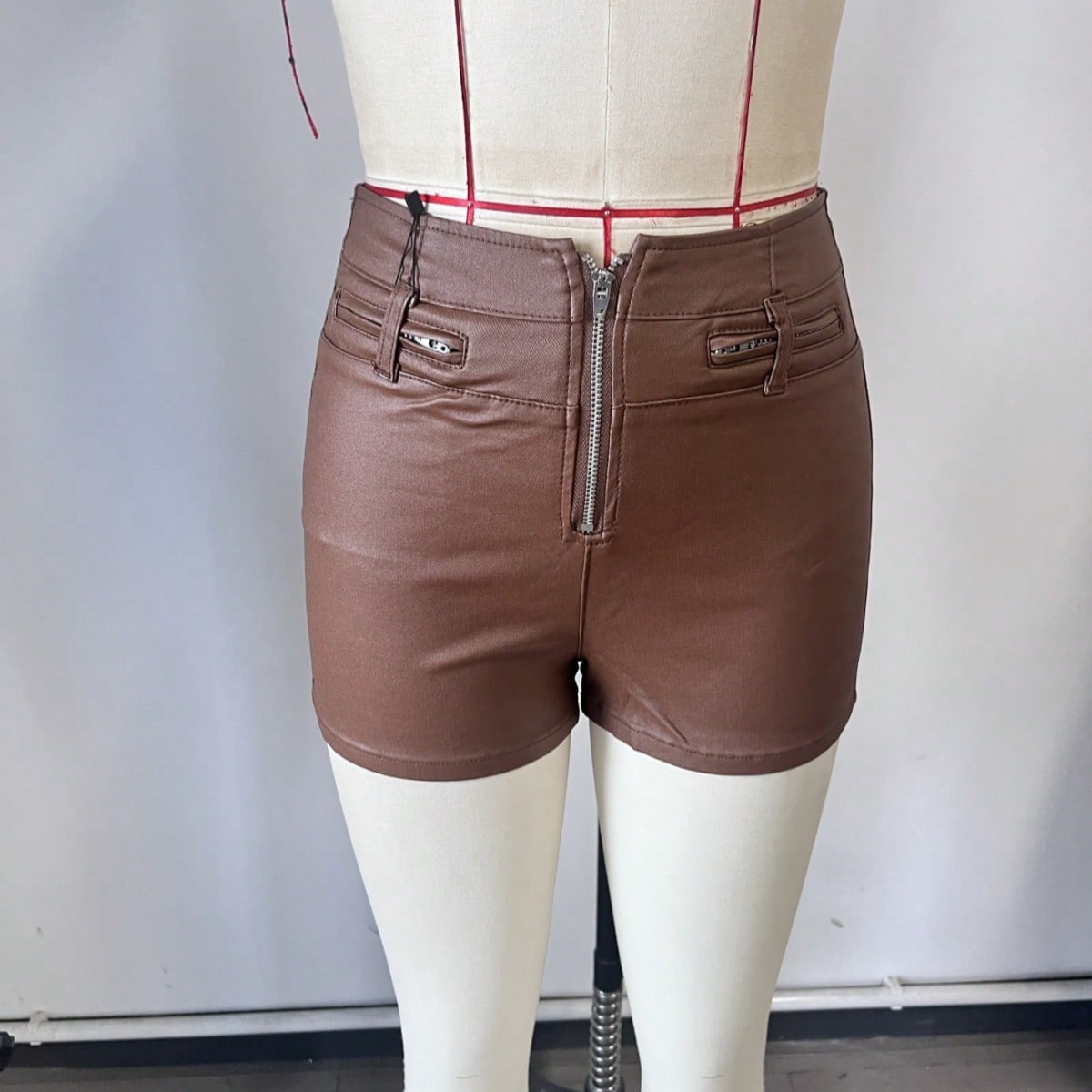 Women's Brown Corset Bustier Top