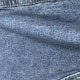 Women's Light Blue Asymmetric Wrap Denim Mini Skirt