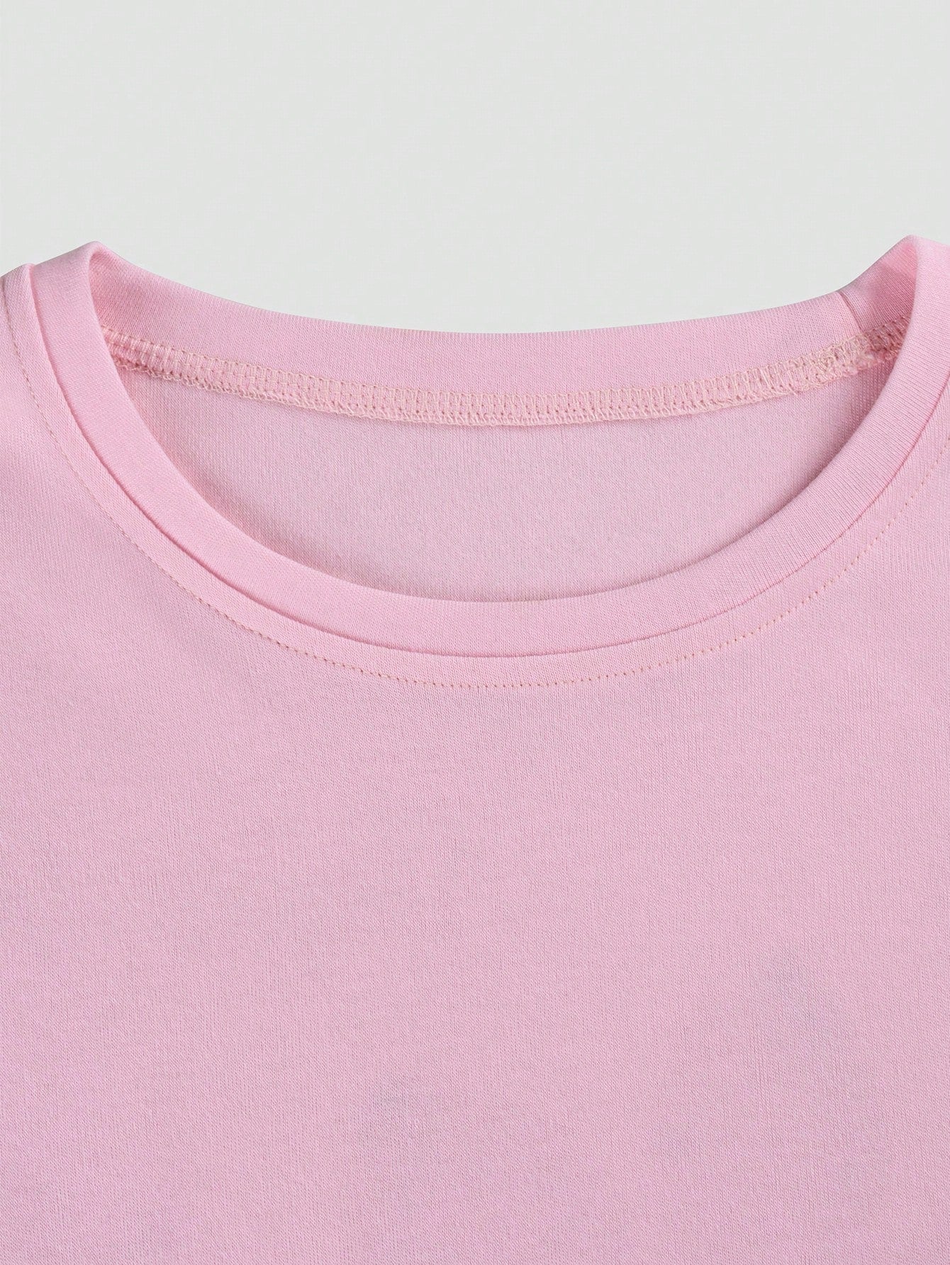 Women's Pink Polyester Blouse with long-sleeve