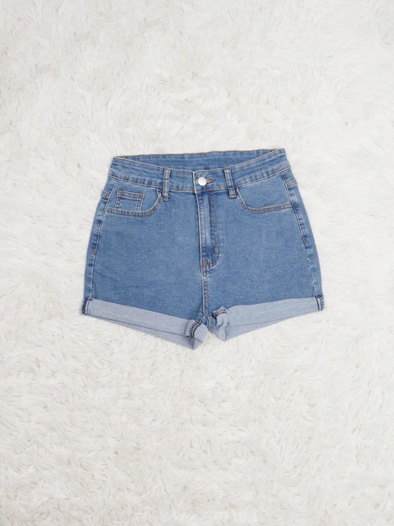 Women's Blue Wide-Leg Denim Jeans