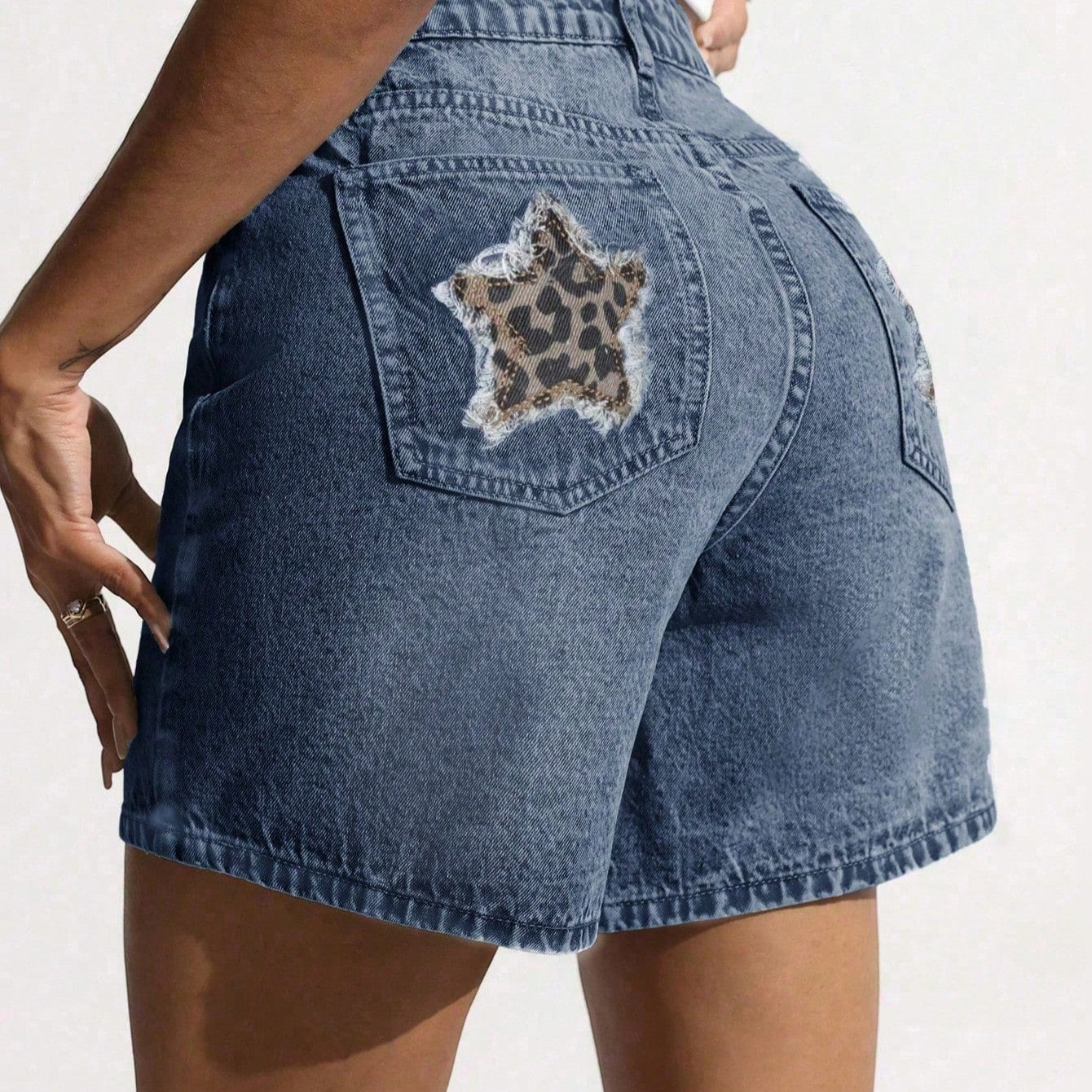 Women's Acid Wash Blue Jeans