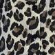 Women's Women Leopard Print Long Sleeve Button Down Shirt Chic Animal Print Blouse